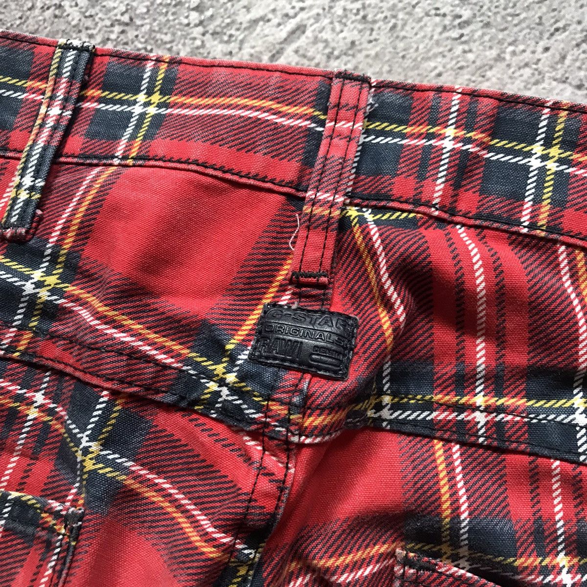 Vintage Vintage 90s Plaid Baggy Cargo Pants Grunge Distressed 30 Size US 30 / EU 46 - 6 Thumbnail
