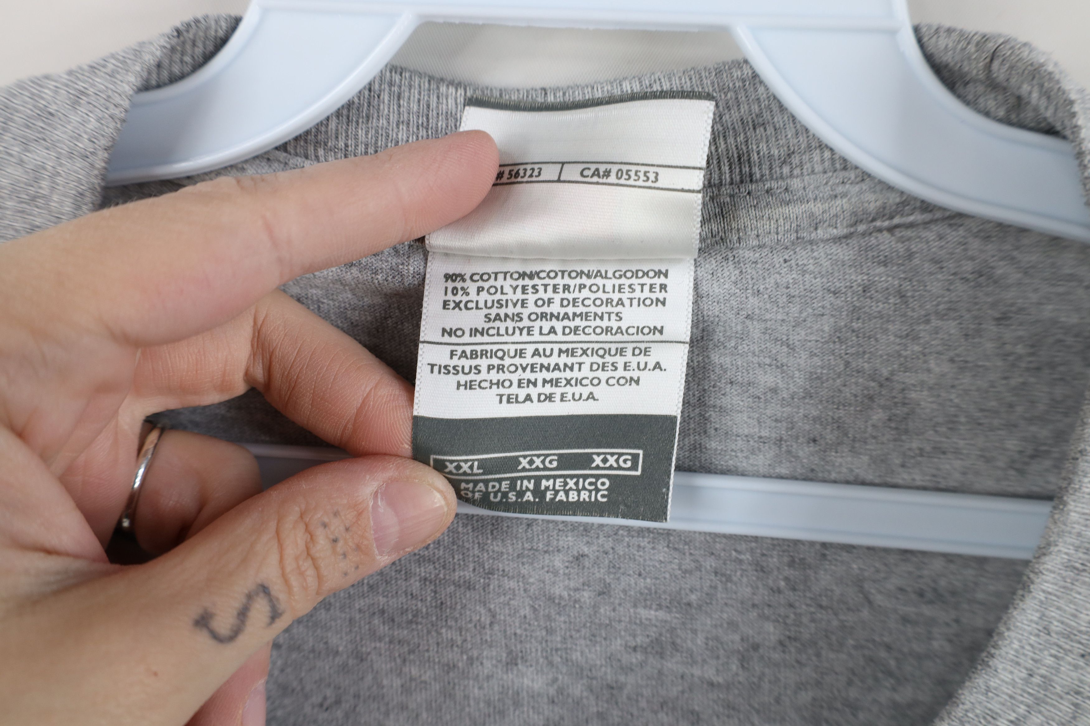 Nike × Vintage Vintage Nike Center Swoosh Michigan State University T-Shirt Size US XXL / EU 58 / 5 - 9 Thumbnail