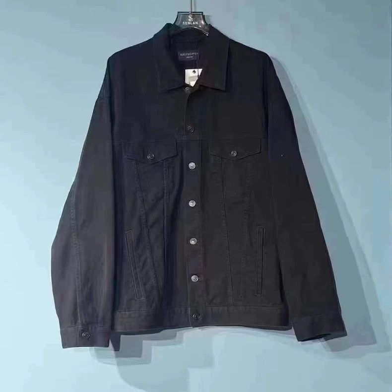 Balenciaga Balenciaga latest black adhesive tape cola print logo denim Size US S / EU 44-46 / 1 - 1 Thumbnail