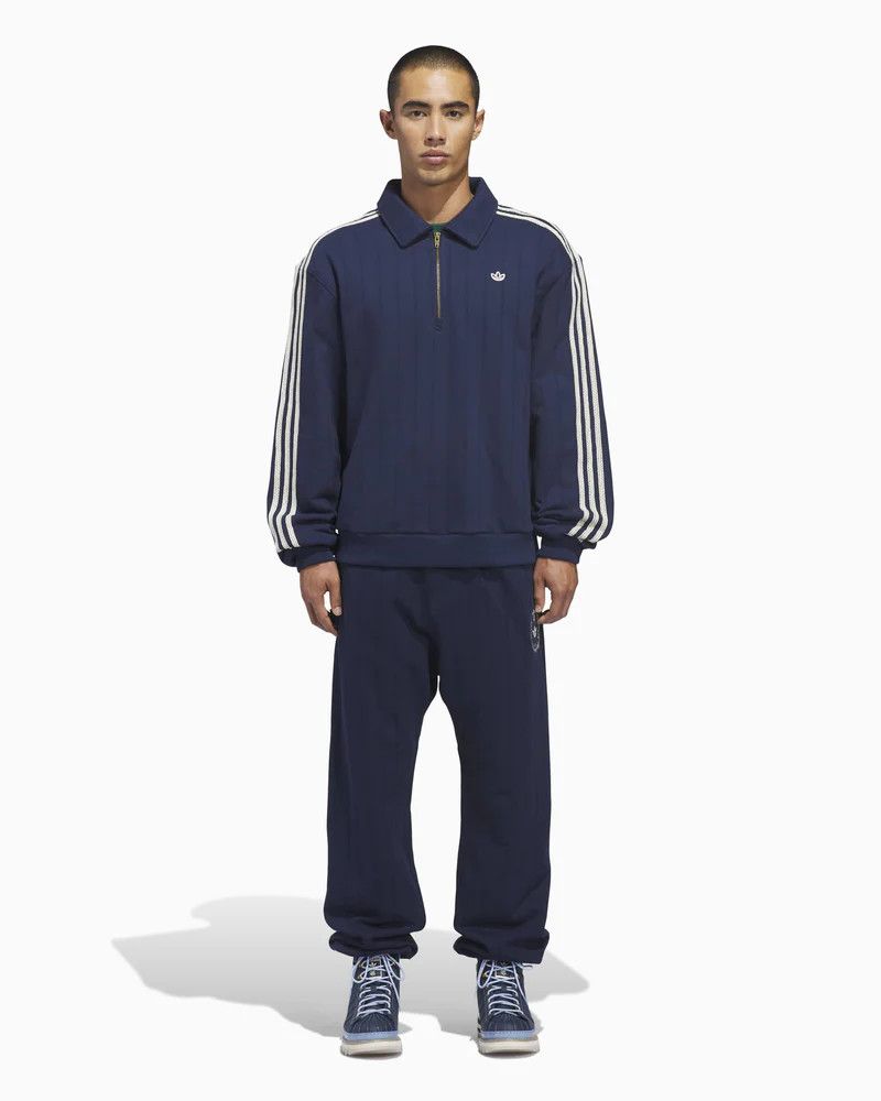 Adidas × CLOT o1mle0526 Crewneck Sweatshirt in Indigo Blue Size US S / EU 44-46 / 1 - 2 Thumbnail