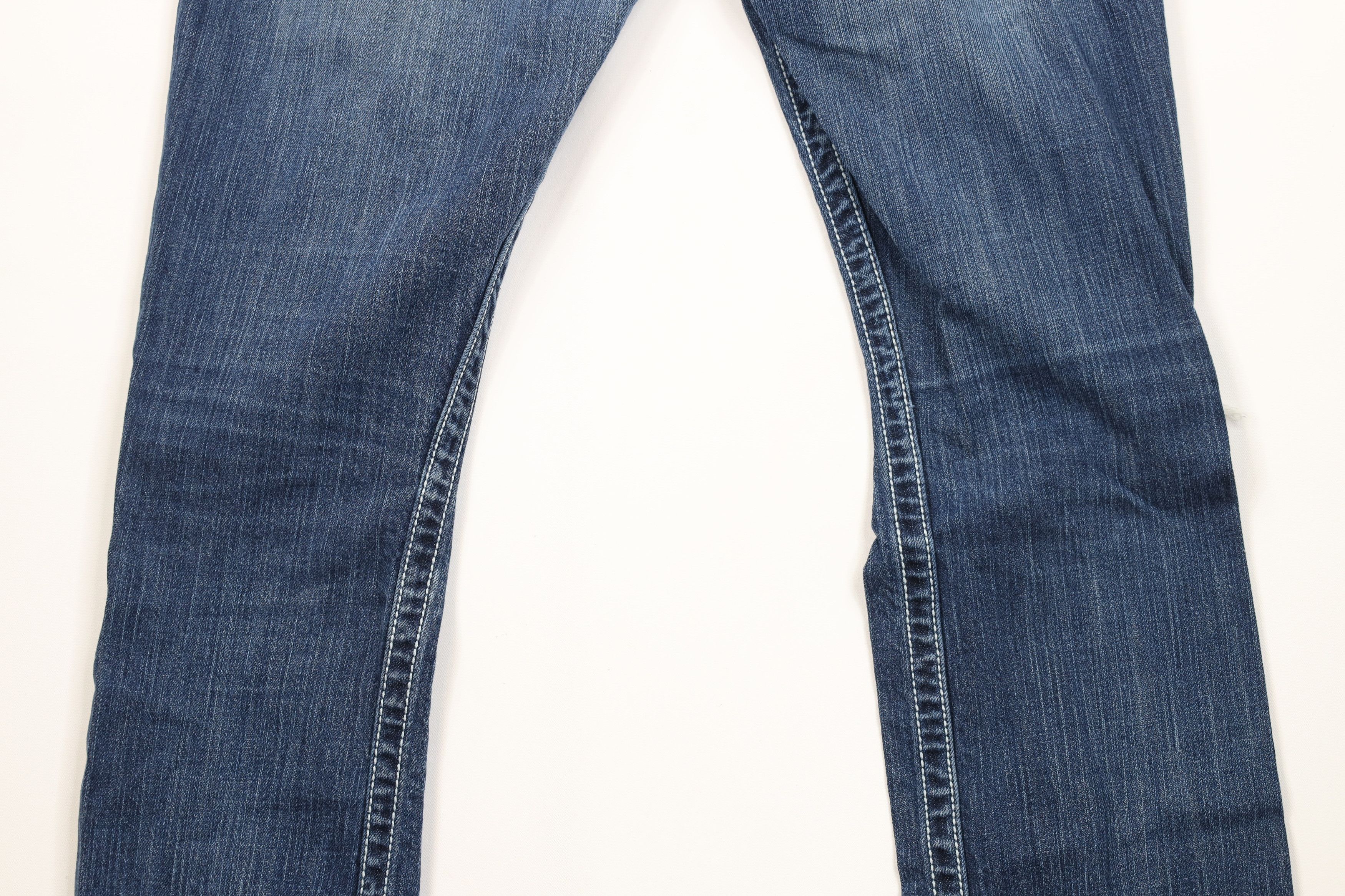 Vintage Buckle BKE Thick Stitch Stretch Payton Straight Leg Jeans Size 28" / US 6 / IT 42 - 13 Thumbnail