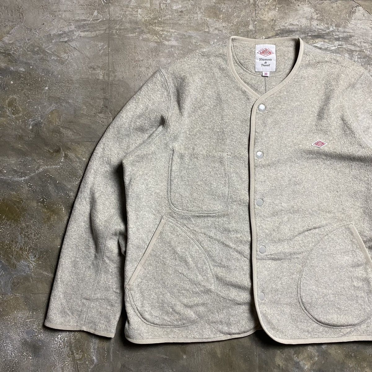 Danton Danton Fleece Collarless Jacket Size US M / EU 48-50 / 2 - 5 Thumbnail
