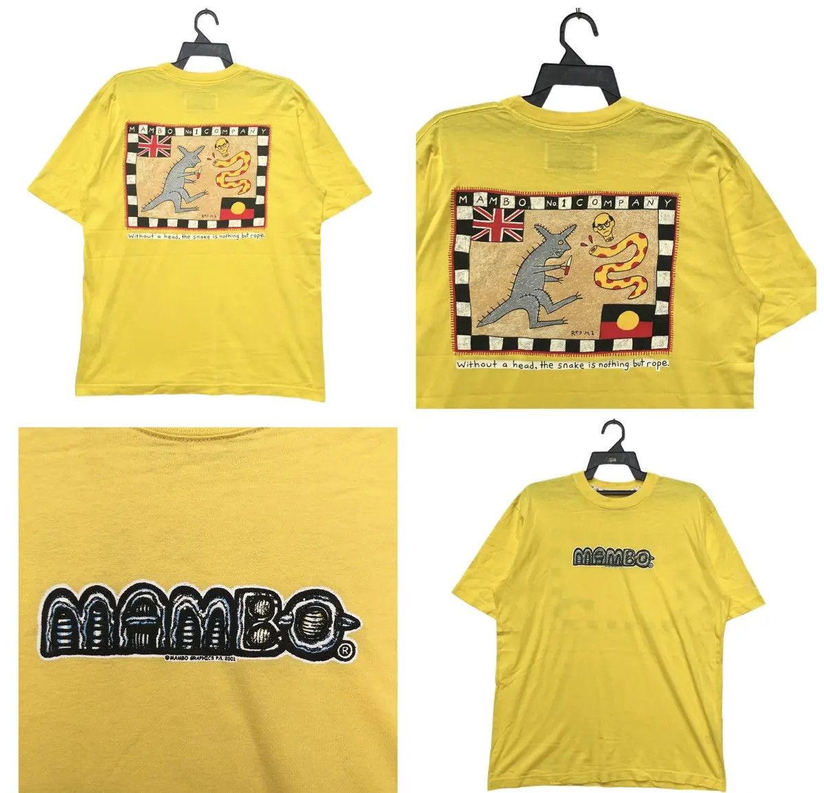 Mambo Vintage 2001 Mambo Big Logo T-shirt | Reg Mombassa | M Size US M / EU 48-50 / 2 - 1 Thumbnail