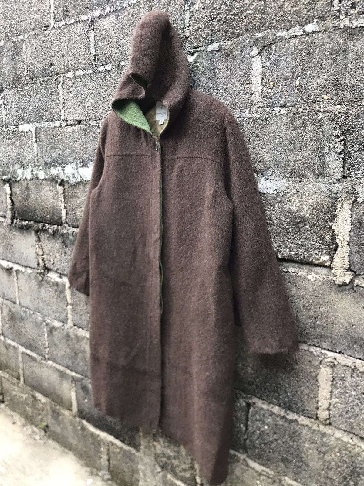 Japanese Brand × Vintage ⚡️Vintage Parienne Hoodie Wool Long Jacket Size L / US 10 / IT 46 - 3 Thumbnail