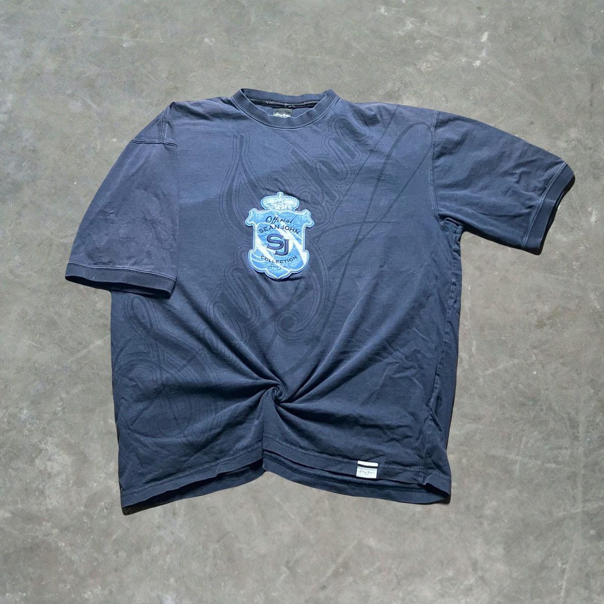 Sean John × Vintage Vintage Sean John SJ Collection Embroidered T Shirt Size US XL / EU 56 / 4 - 1 Thumbnail
