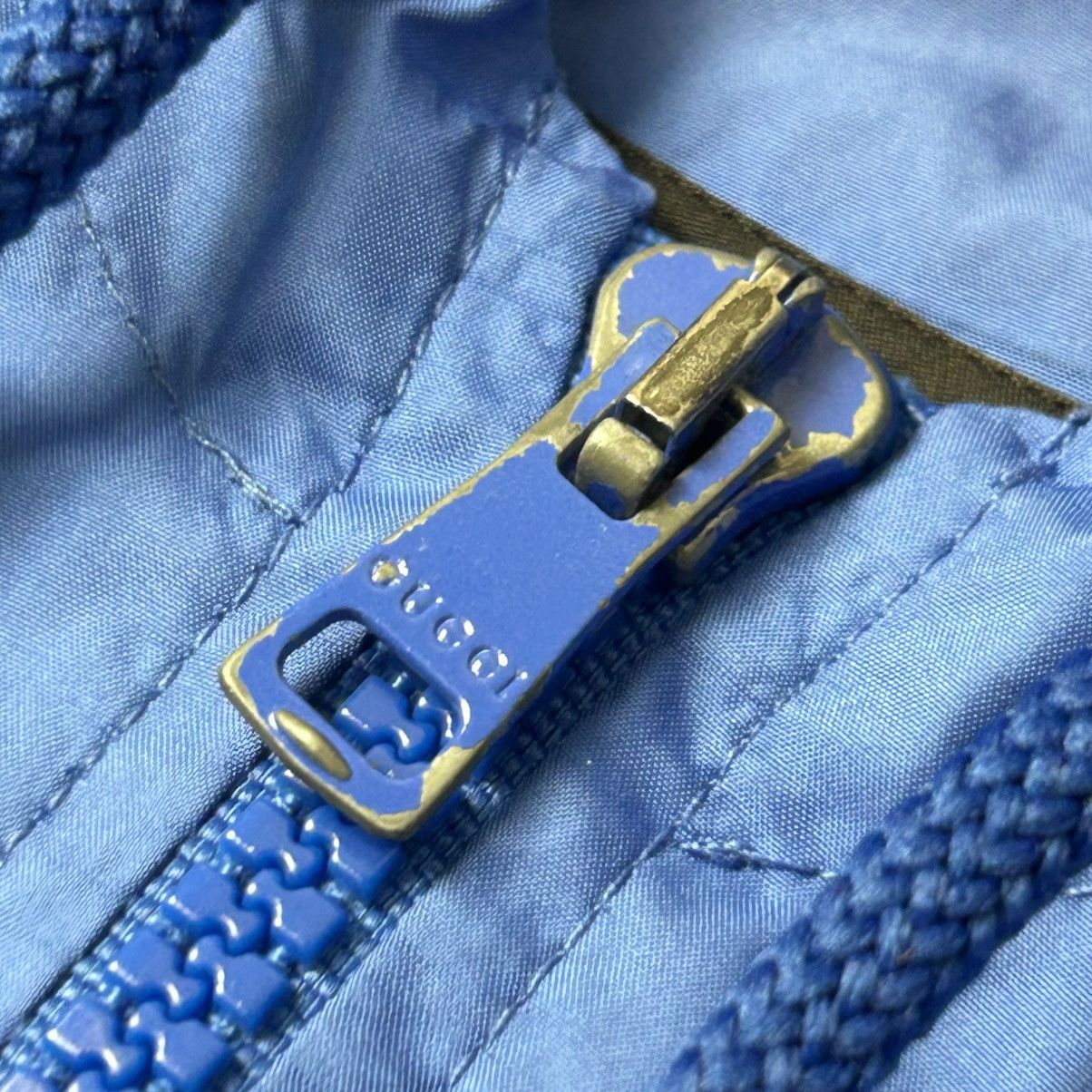 Gucci Luxury Gucci Light Jackets Jaquard Blue Rain Coat Size US L / EU 52-54 / 3 - 7 Thumbnail