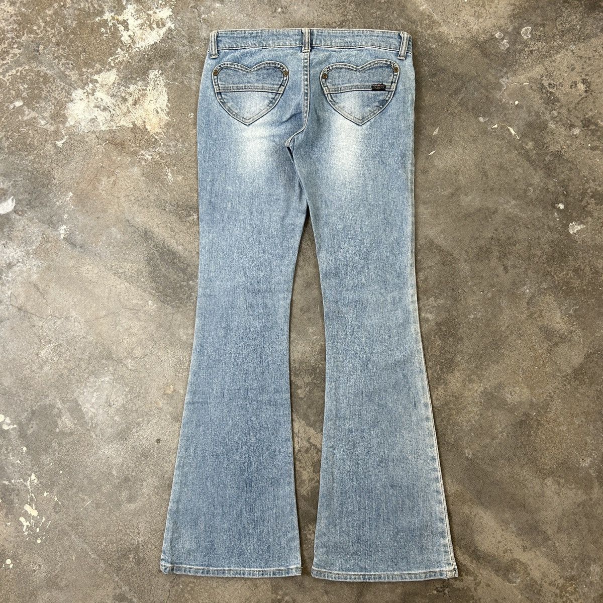 Hysteric Glamour × Japanese Brand × Love Machine Y2K Love Machine - Flared Jeans (30x31.2) Size US 30 / EU 46 - 2 Thumbnail