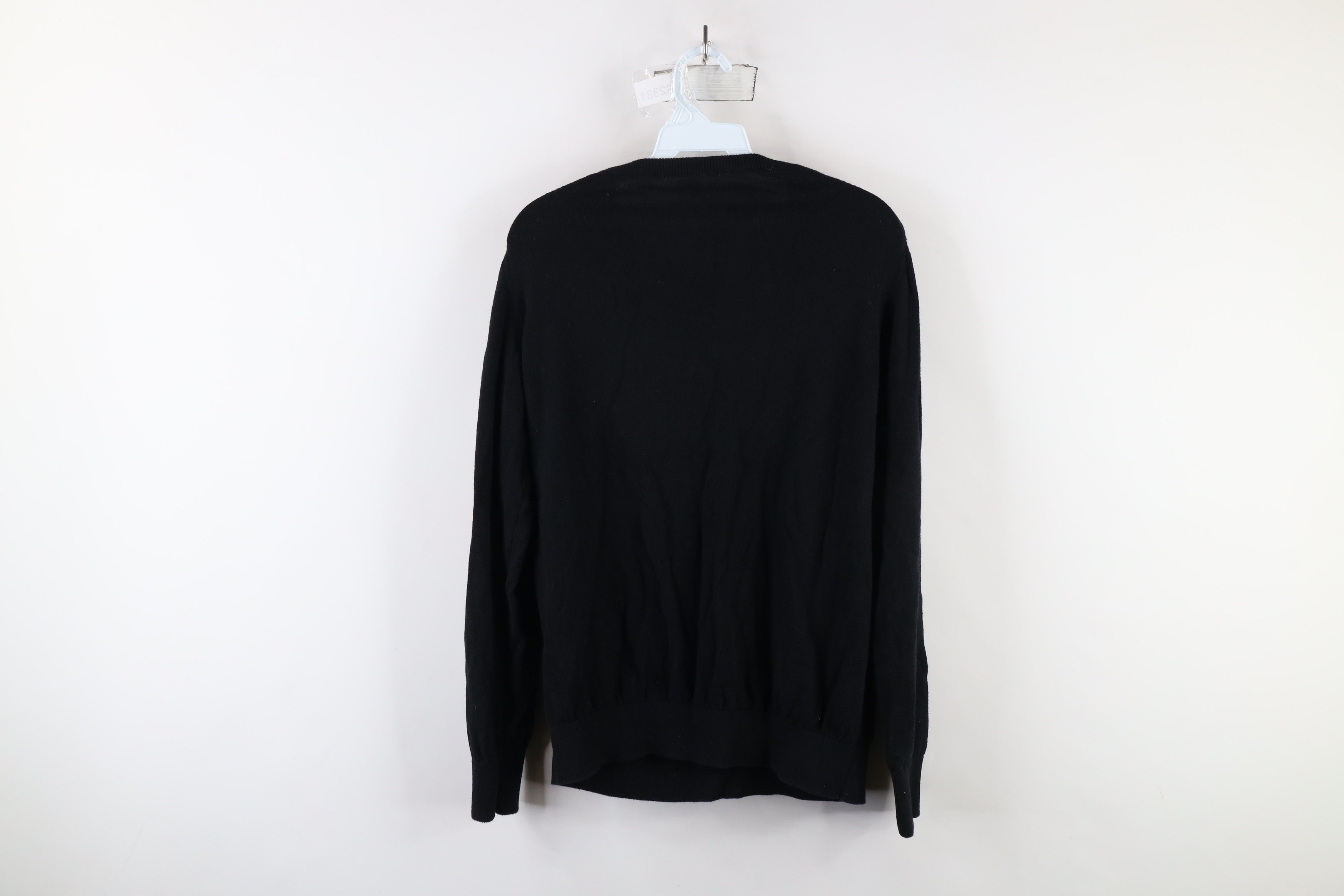 Vintage ED Ellen Degeneres Love Cashmere Blend Knit Sweater Black Size L / US 10 / IT 46 - 6 Thumbnail