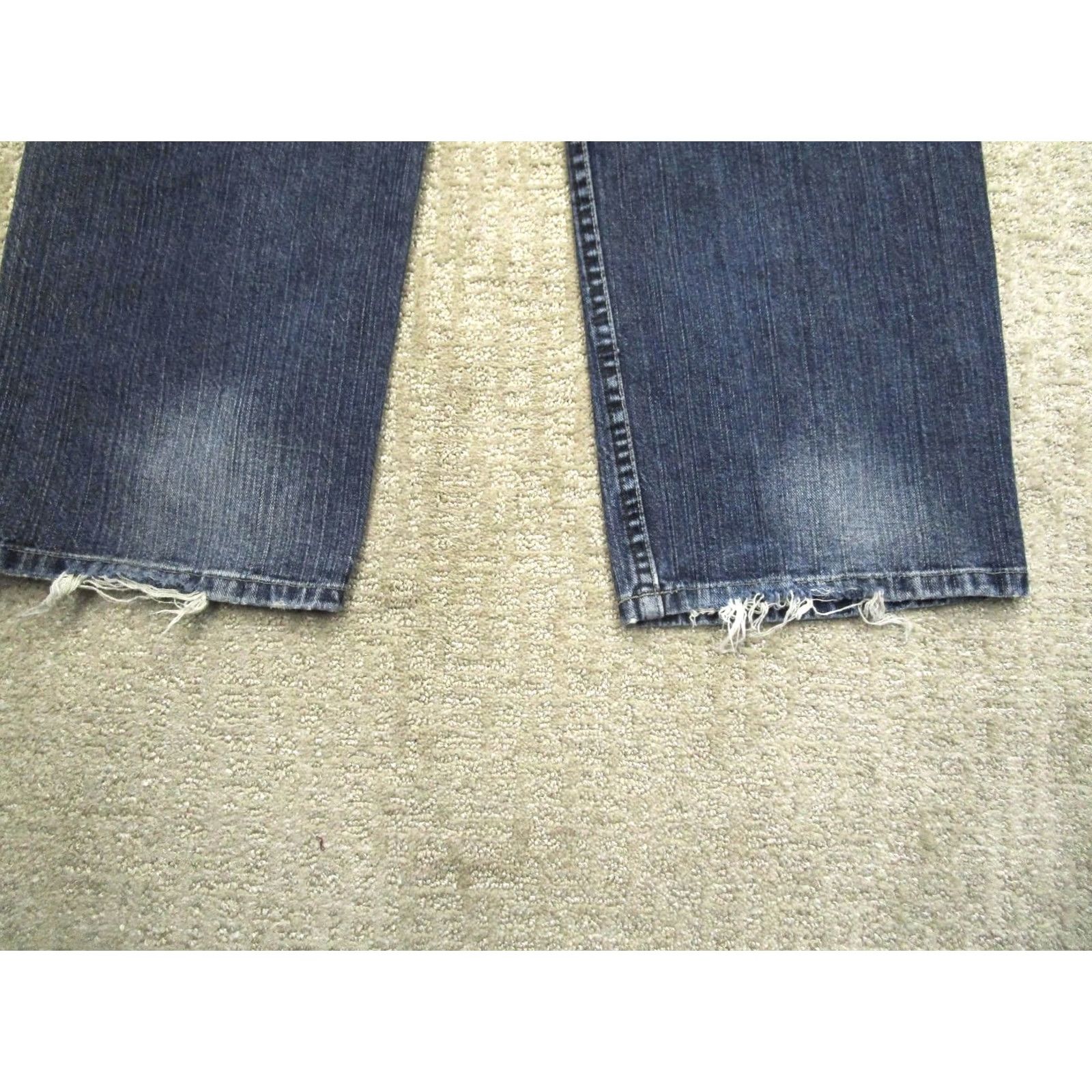 Denime LRG Jeans Men 36x34 Blue Relaxed Loose Straight Vintage Denim 90s Hip Hop Retro Waist 36 Mens Jeans Size US 36 / EU 52 - 5 Thumbnail