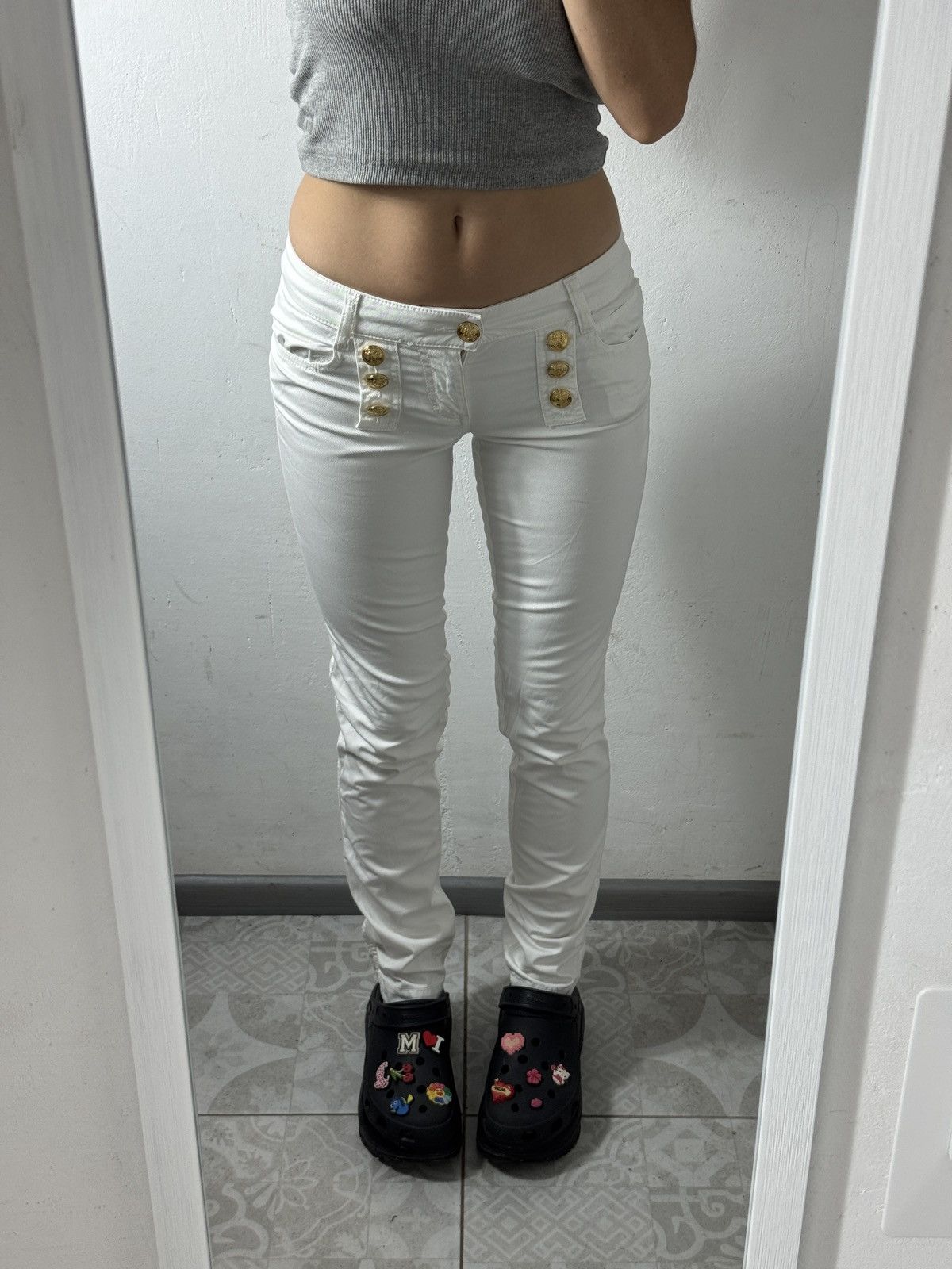 Gucci VINTAGE GUCCI 2000s LEGGINGS PANTS Size 26" / US 2 / IT 38 - 1 Thumbnail