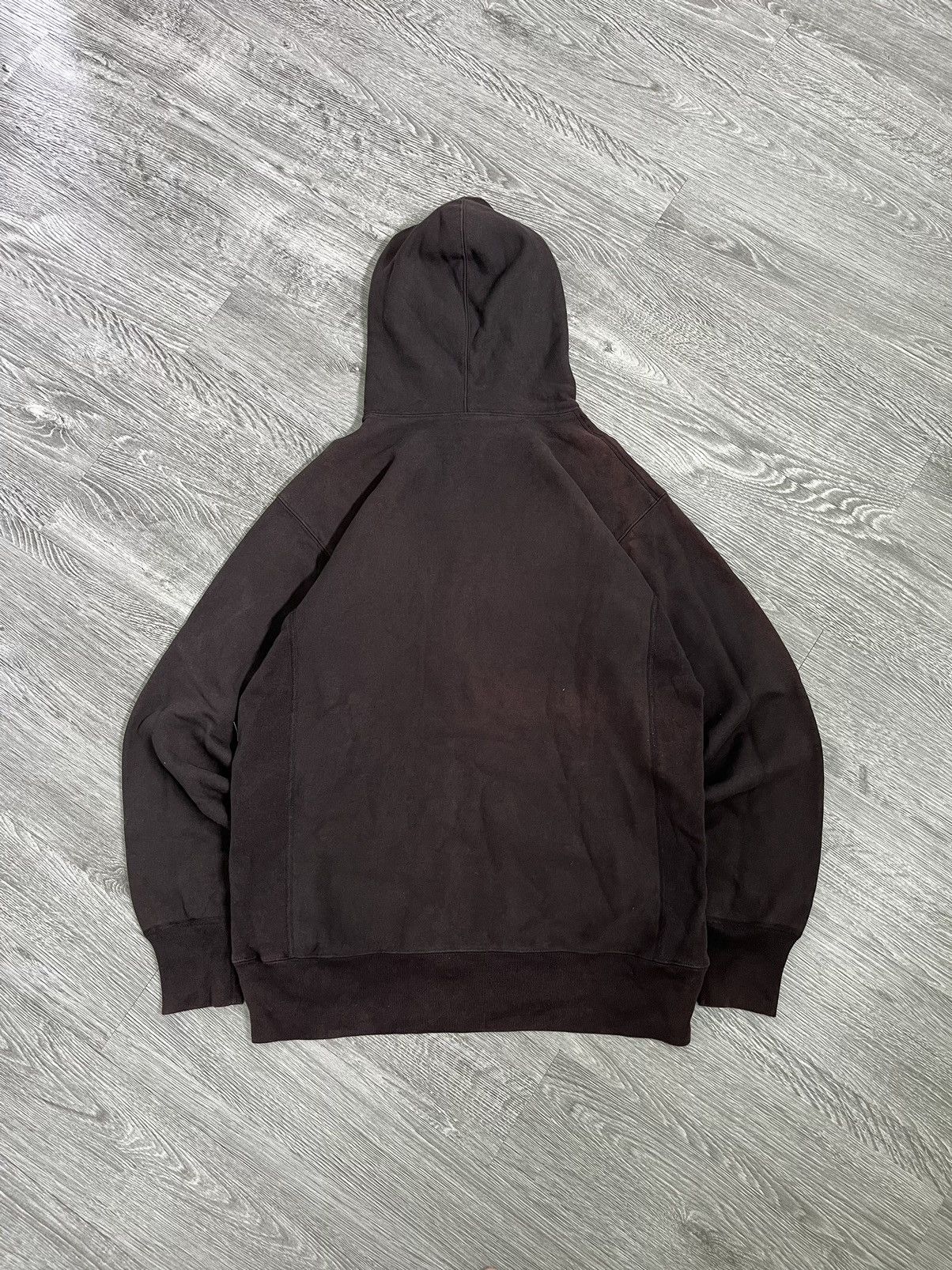 Supreme × Vintage Supreme Spell Out Hoodie Early 2000s Brown Size US XL / EU 56 / 4 - 8 Thumbnail