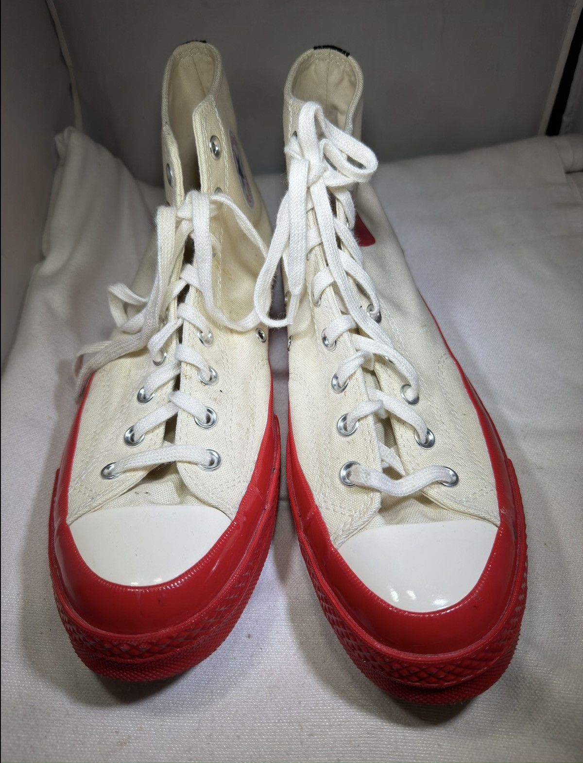 Converse Converse Chuck 70 CDG Pristine Red Egret Men 11.5 High Size US 11.5 / EU 44-45 - 2 Thumbnail