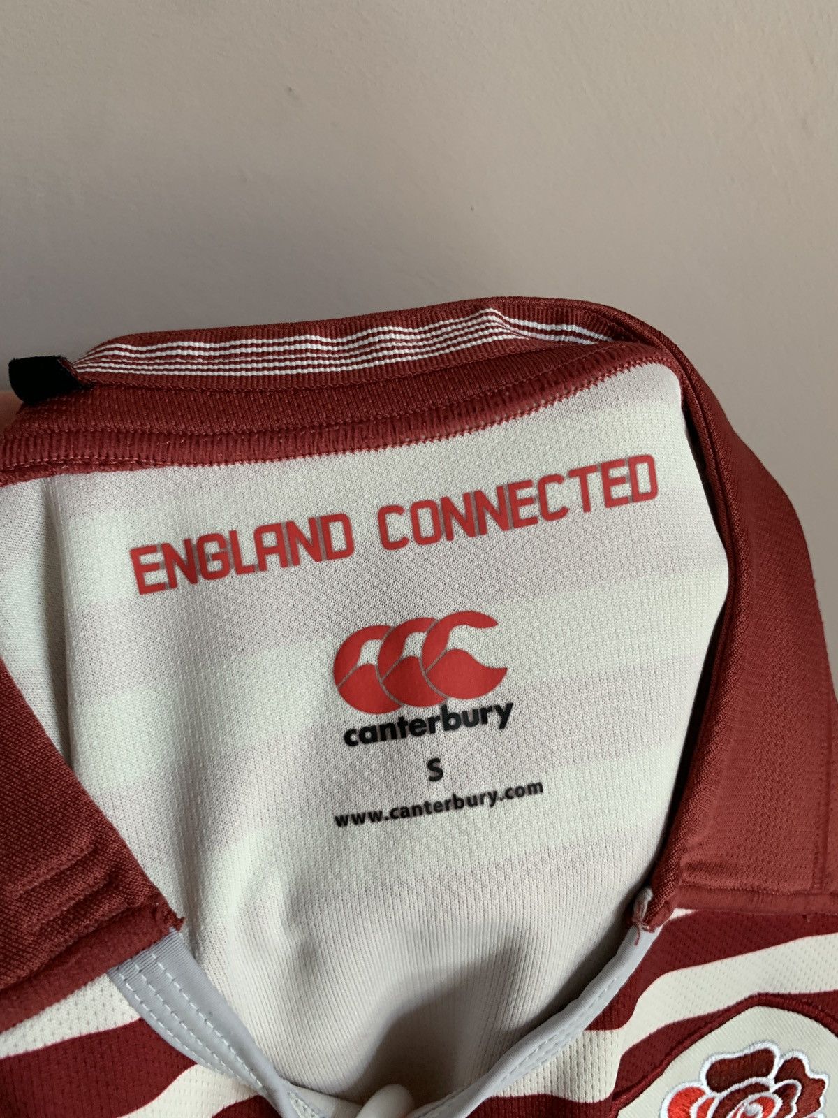 Canterbury of New Zealand England 2014 Away Rugby Union Shirt Canterbury Jersey Sz S Size US S / EU 44-46 / 1 - 10 Thumbnail