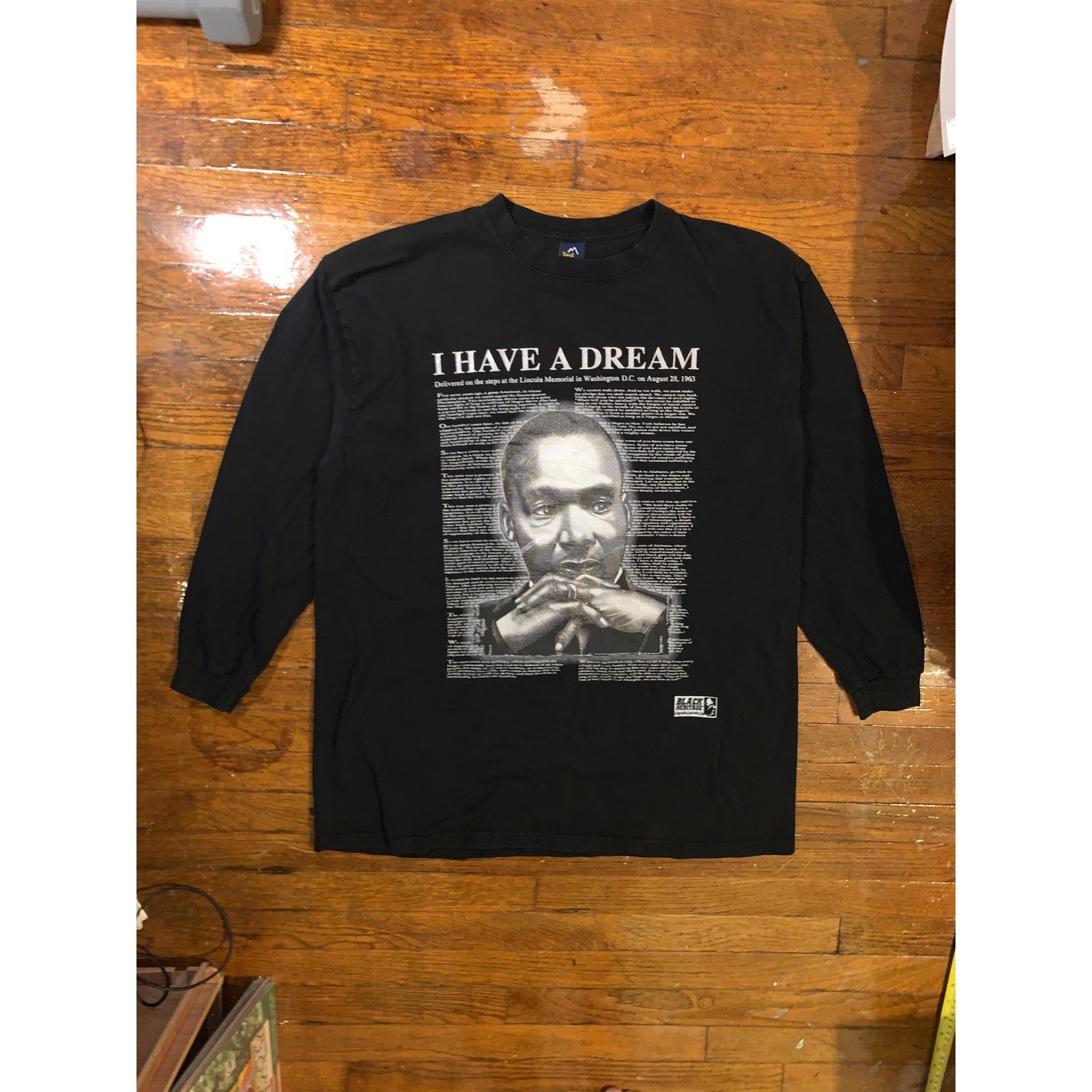 Vintage MLK Jr I Have a Dream Graphic T-Shirt Mens 2XL Tall Y2K Size US XXL / EU 58 / 5 - 2 Thumbnail