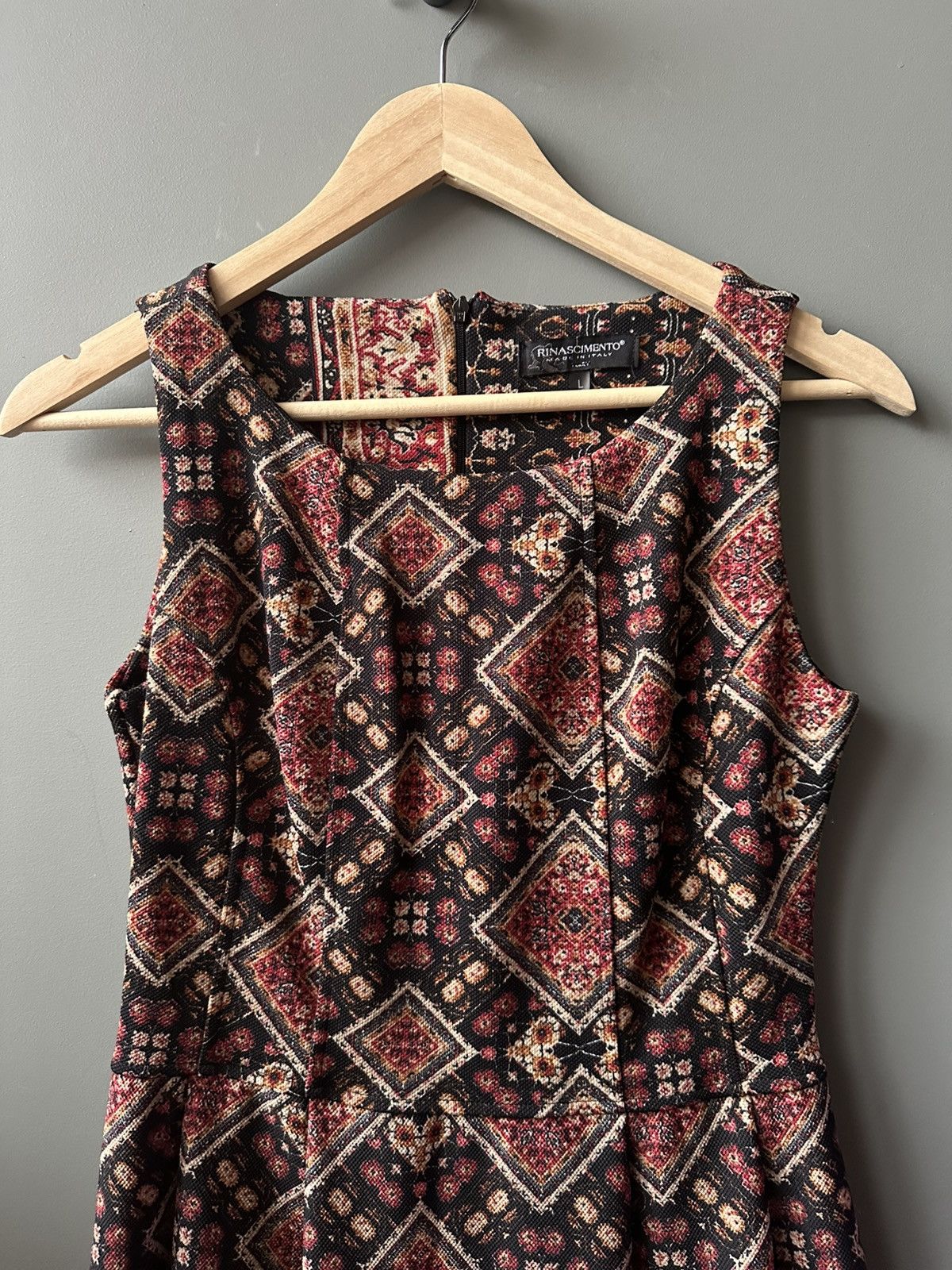 Other Rinascimento Italy Vintage-Inspired Jacquard Dress Size L Size L / US 10 / IT 46 - 2 Thumbnail