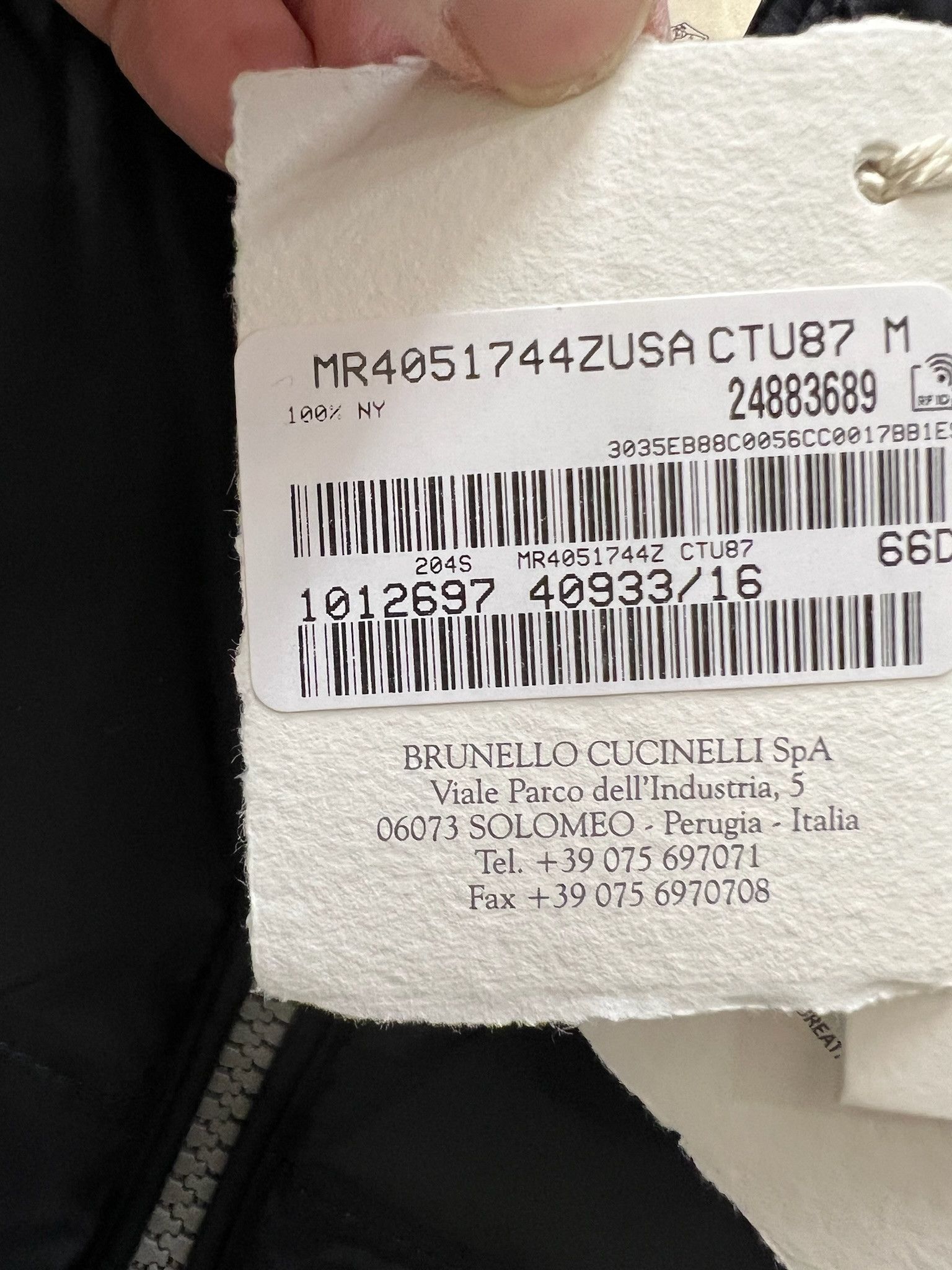 Brunello Cucinelli o1w1db10125 Padded Jacket in Blue Size US M / EU 48-50 / 2 - 6 Thumbnail