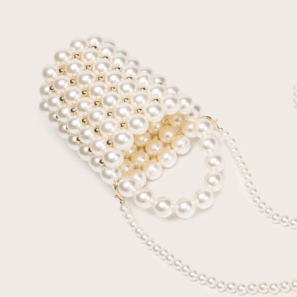 Zara ZARA jumbo pearl bucket bag purse comino vanina Size ONE SIZE - 4 Thumbnail