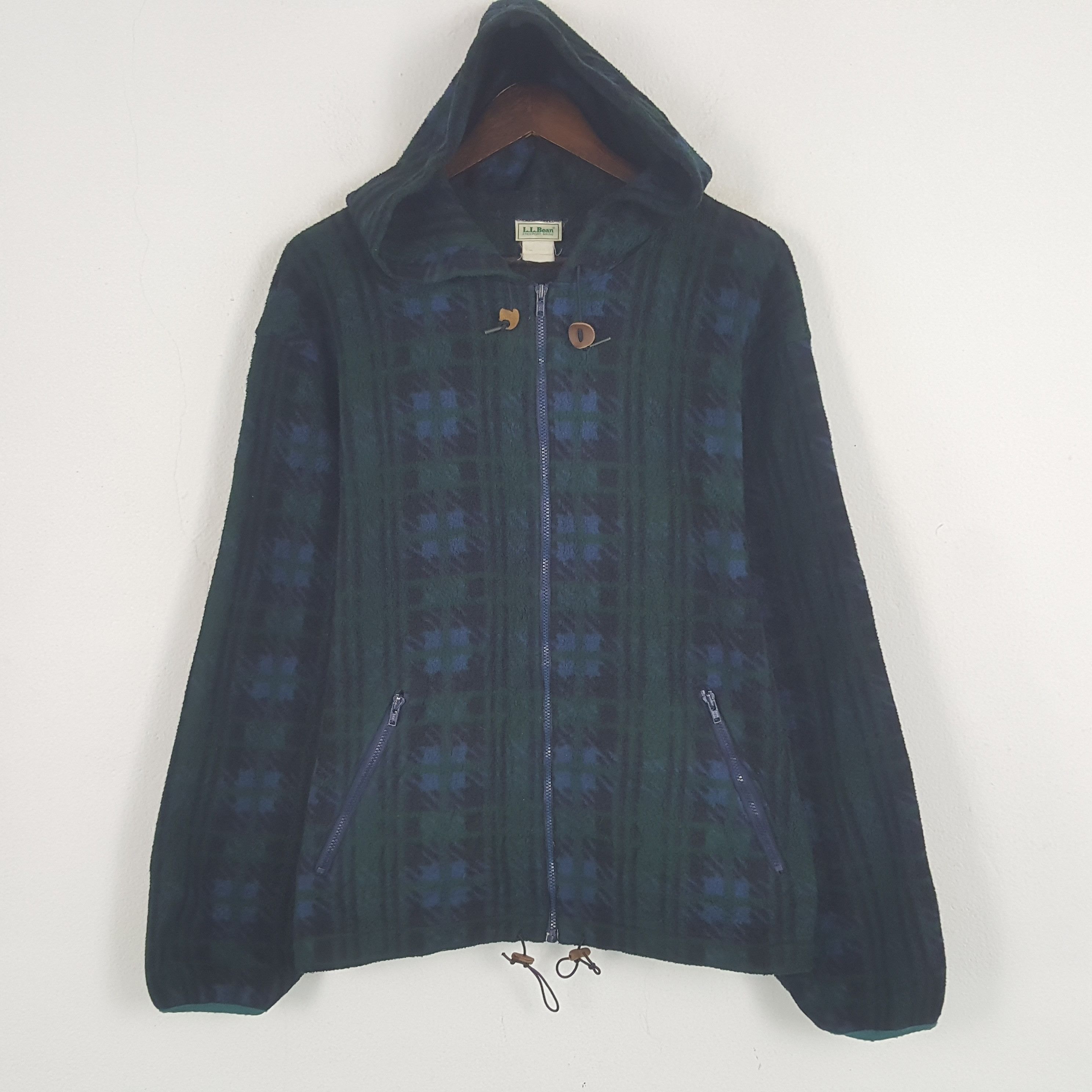 L.L. Bean × Vintage Vintage L.L. Bean Zipper Hoodie Jacket Size US L / EU 52-54 / 3 - 1 Thumbnail