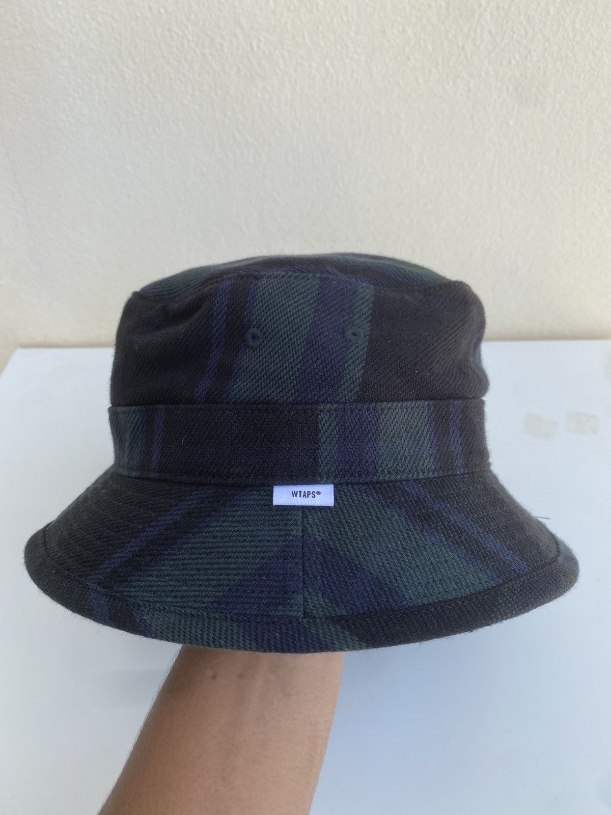 Wtaps Rare WTAPS Checkered Design Cotton Bucket Hat Size ONE SIZE - 11 Thumbnail