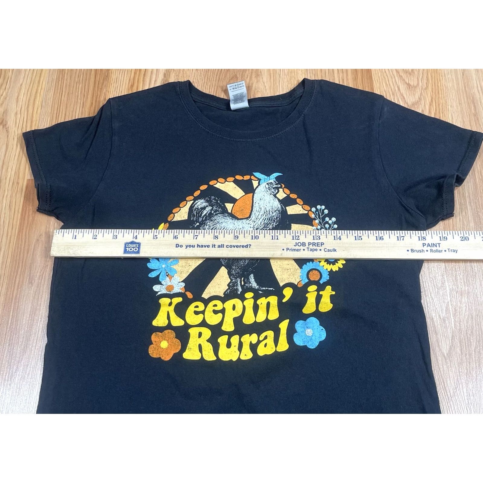 Gildan Gildan Graphics T-Shirt Mens M Medium Black CrewNeck Short Sleeve Heavy Cotton Size US M / EU 48-50 / 2 - 5 Thumbnail