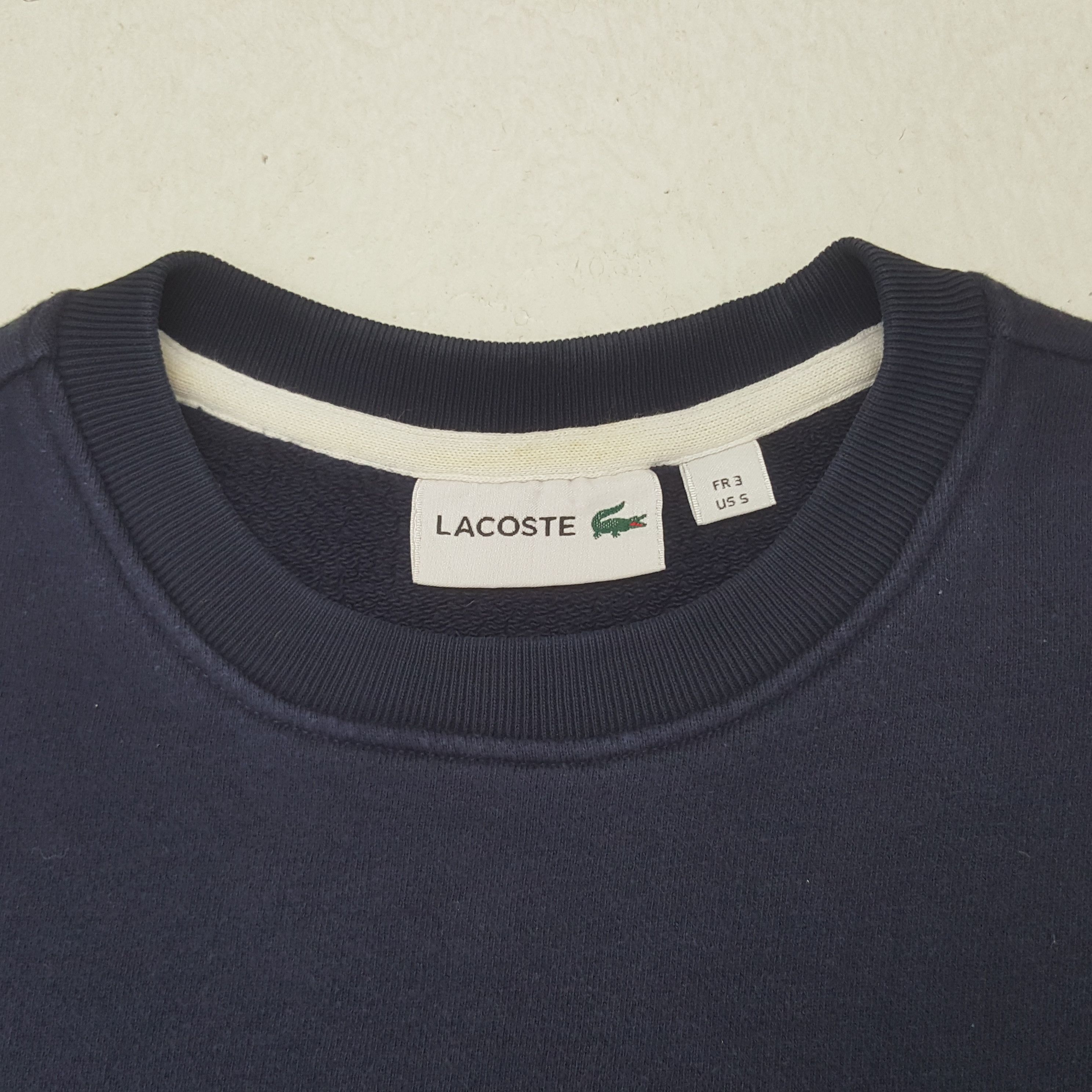 Lacoste × Vintage Vintage Lacoste Striped Sweatshirt Size US S / EU 44-46 / 1 - 5 Thumbnail