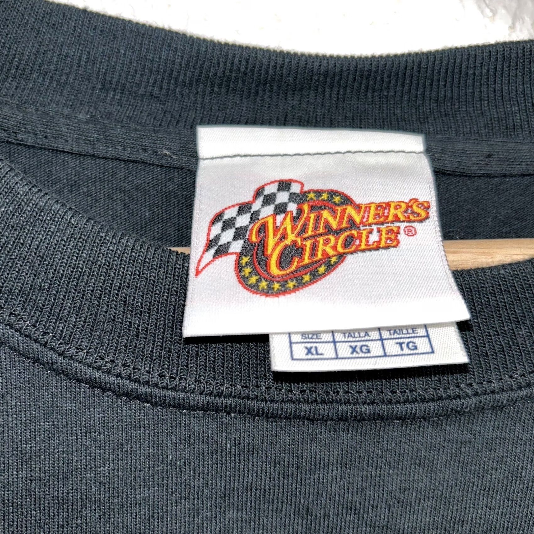 Nutmeg Dale Earnhardt NASCAR The Intimidator T-Shirt Tee Black Sz XL Short Sleeve DE Size US XL / EU 56 / 4 - 5 Thumbnail