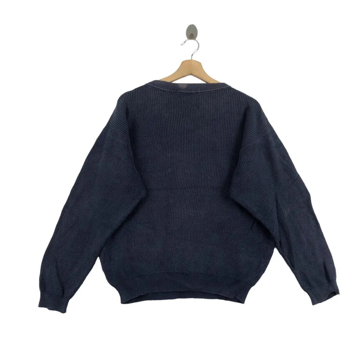 Vintage Vtg SPIRITUAL BOND Pure Nature Indigo Knitwear Sweater Size XXL / US 16-18 / IT 52-54 - 3 Thumbnail
