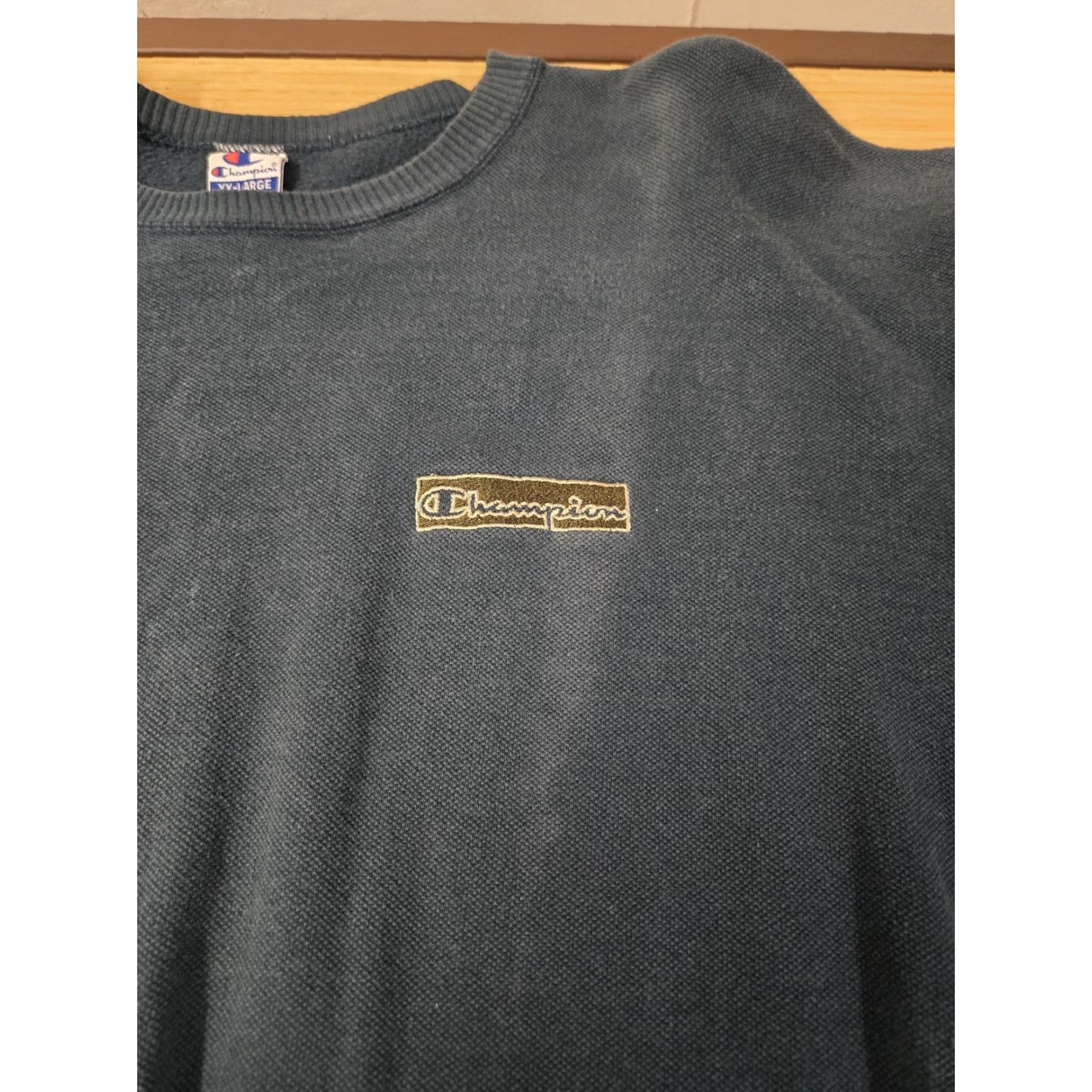 Champion VINTAGE Champion Sweatshirt Mens 2XL Green Crewneck Small Logo Made in USA 90s Size US XXL / EU 58 / 5 - 4 Thumbnail