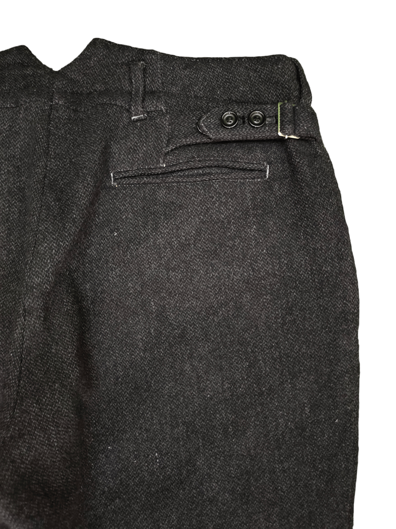 Japanese Brand EEL Japan Buckle Side Wool Pants Wwii Military Style Size US 33 - 13 Thumbnail