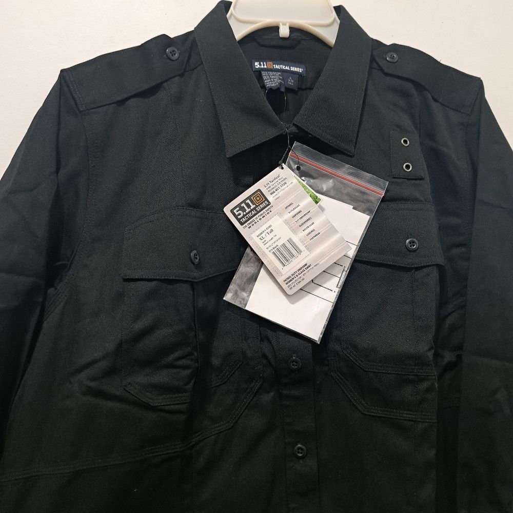 5.11 5.11 Tactical Series Patrol Duty Uniform B Class Shirt Black Size XL / US 12-14 / IT 48-50 - 7 Thumbnail