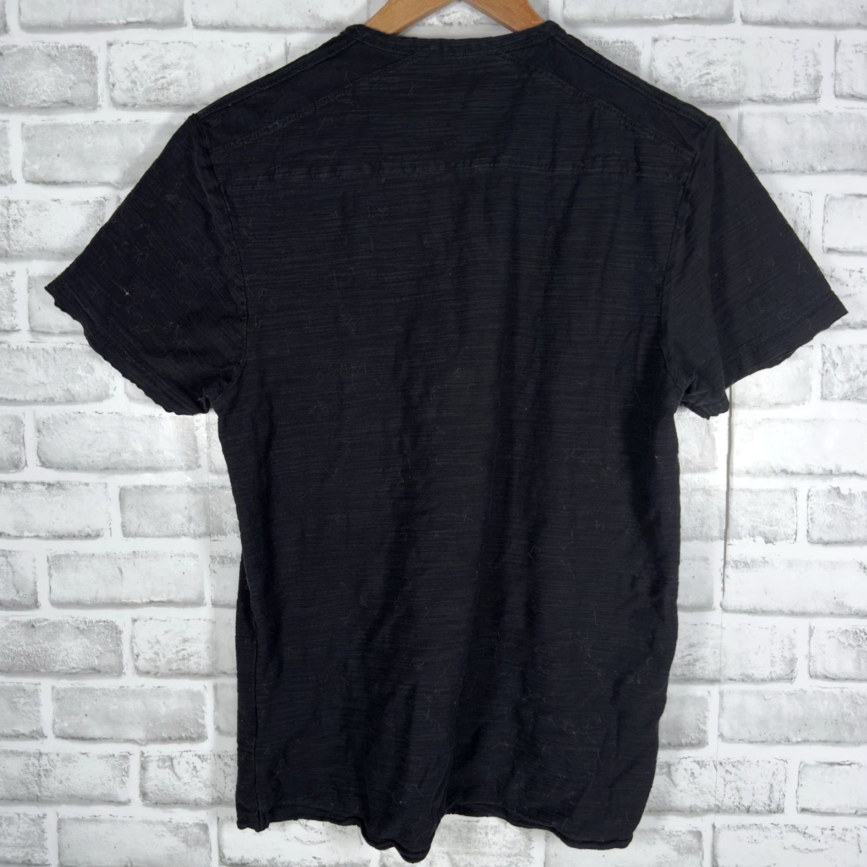 BKE BKE Black Casual Henley Style Shirt Mens Size M Size US M / EU 48-50 / 2 - 5 Thumbnail