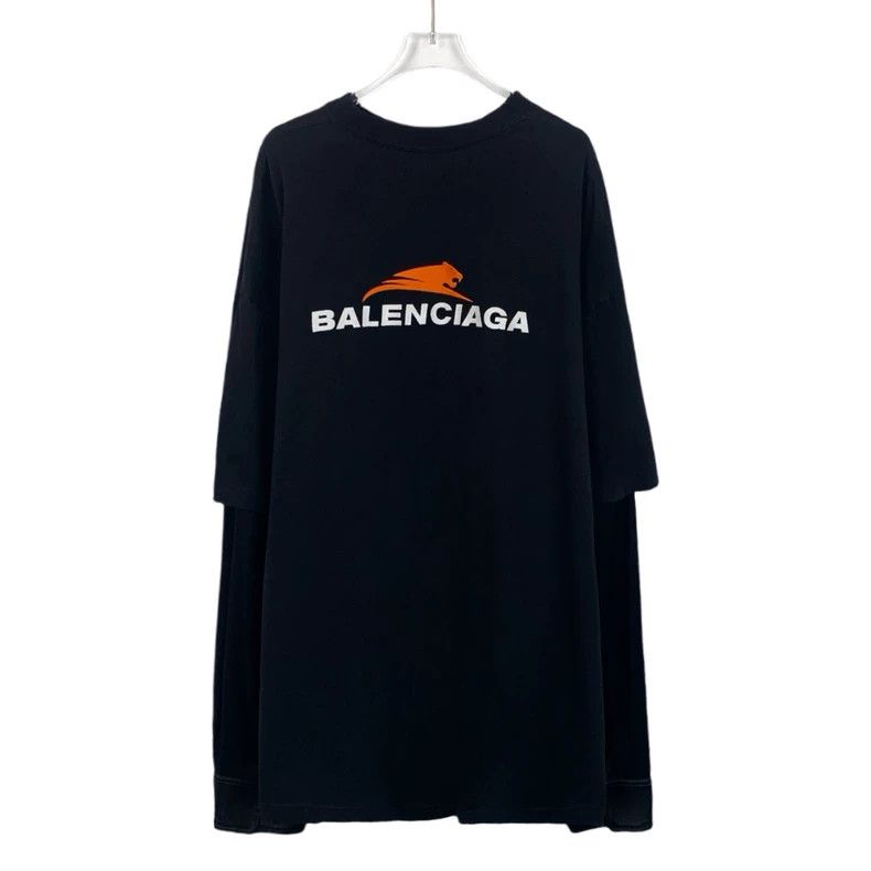 Balenciaga Balenciaga Year of the Tiger limited black logo monogramme Size US L / EU 52-54 / 3 - 2 Thumbnail