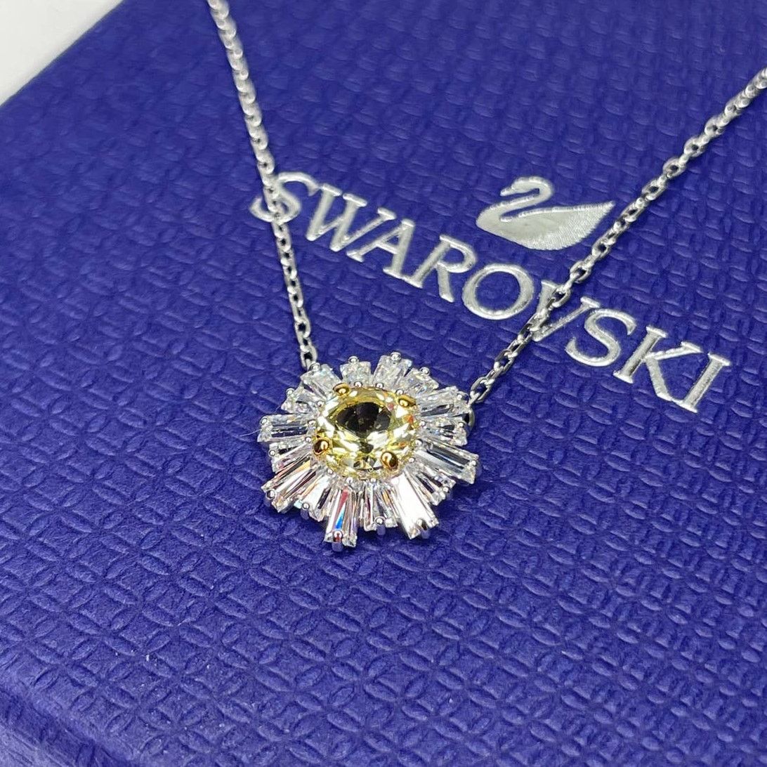 Swarovski Swarovski Sunshine Pendant Necklace Rhodium plated Size ONE SIZE - 10 Thumbnail