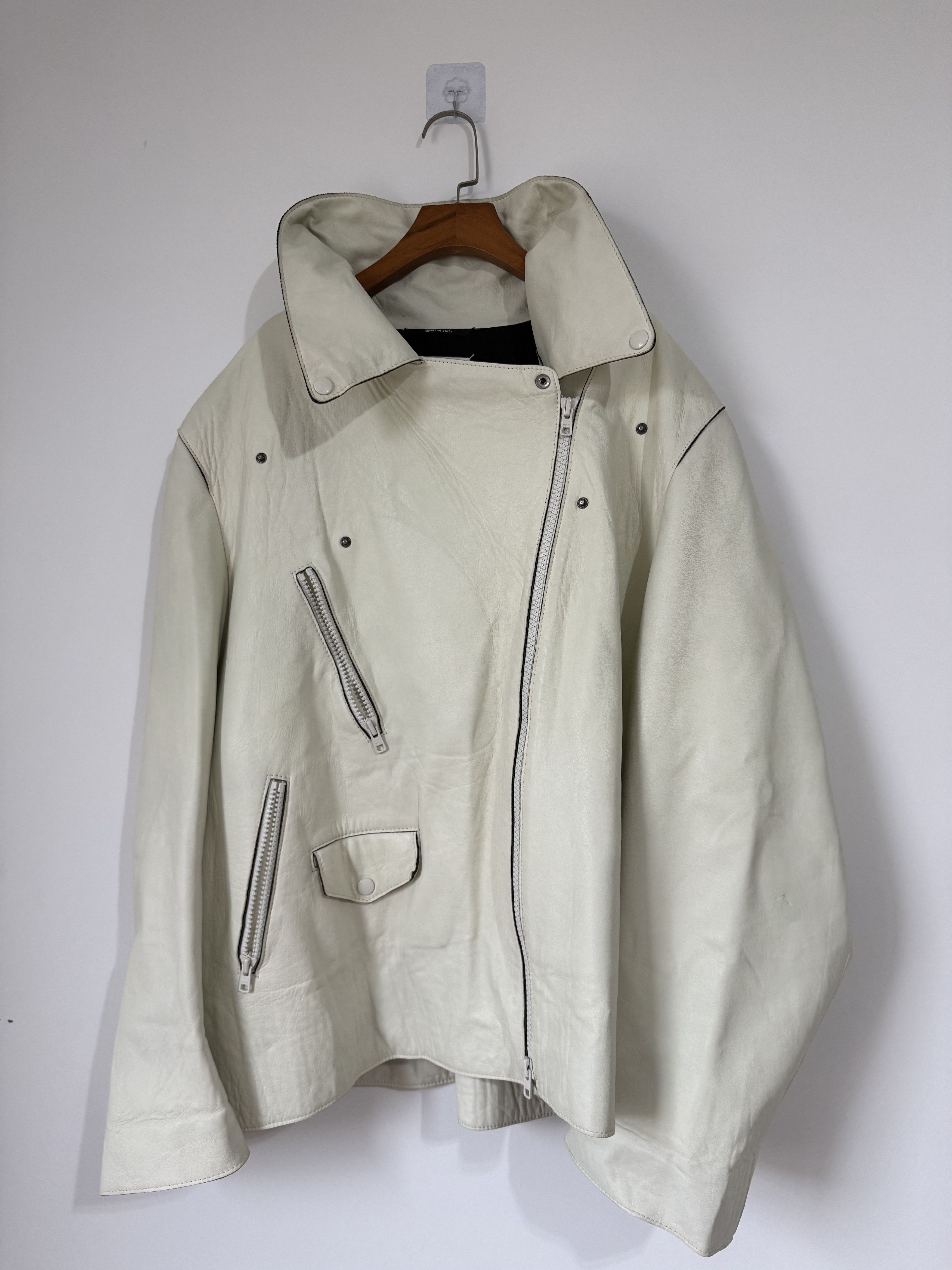Maison Margiela Maison Margiela Vera Pelle Leather Rider Jacket Size US M / EU 48-50 / 2 - 2 Thumbnail