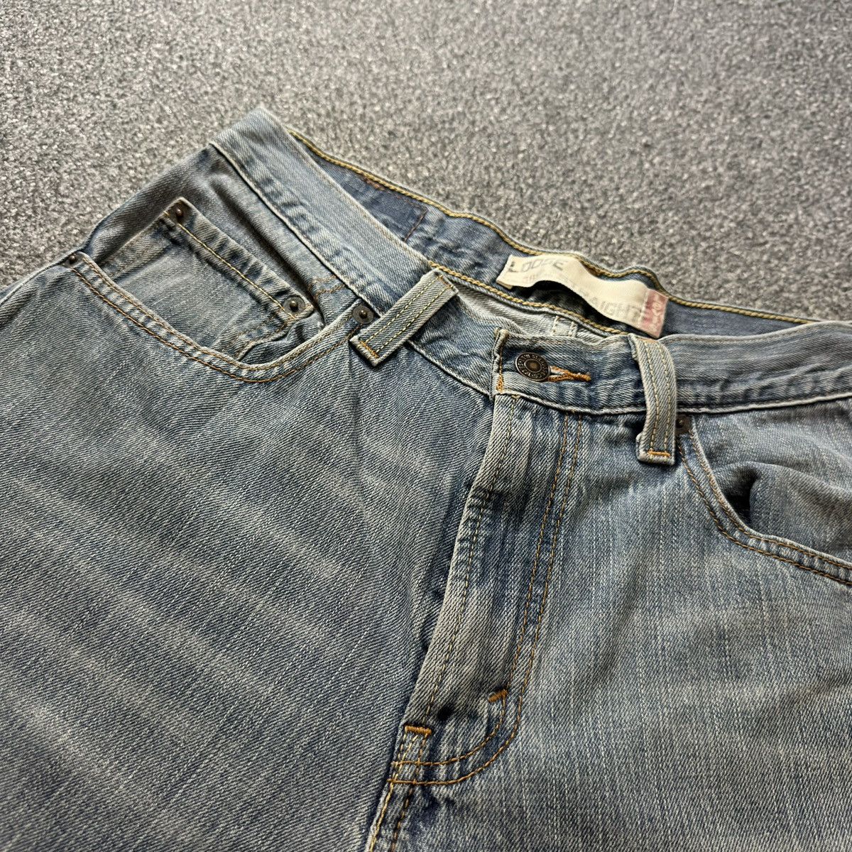 Hysteric Glamour Archives y2k Wide Leg Levis 569 Loose Fade Washed Denim Size US 29 - 13 Thumbnail