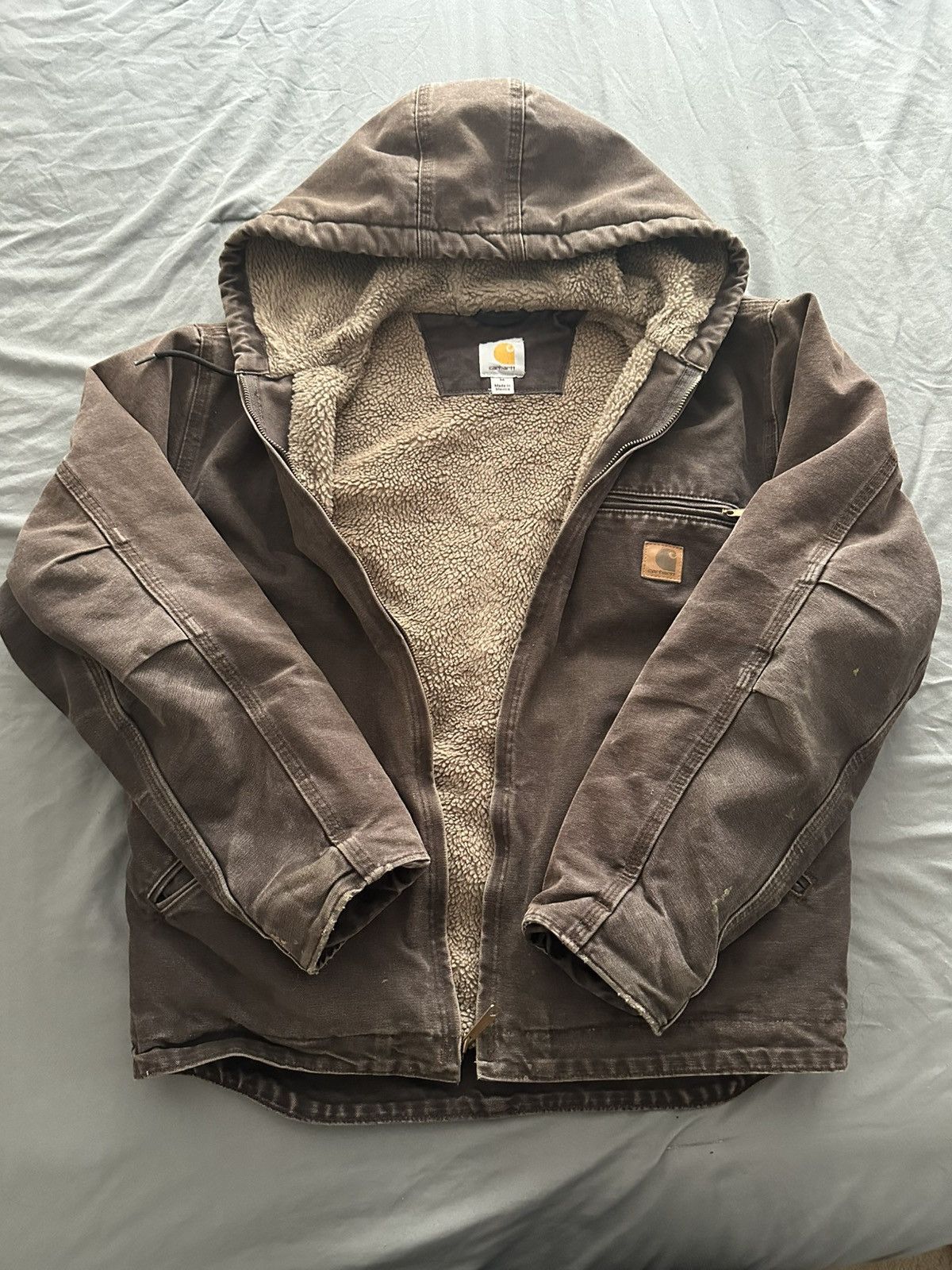 Carhartt Carhartt Sierra Sherpa-Lined Hooded Jacket Size US M / EU 48-50 / 2 - 1 Thumbnail