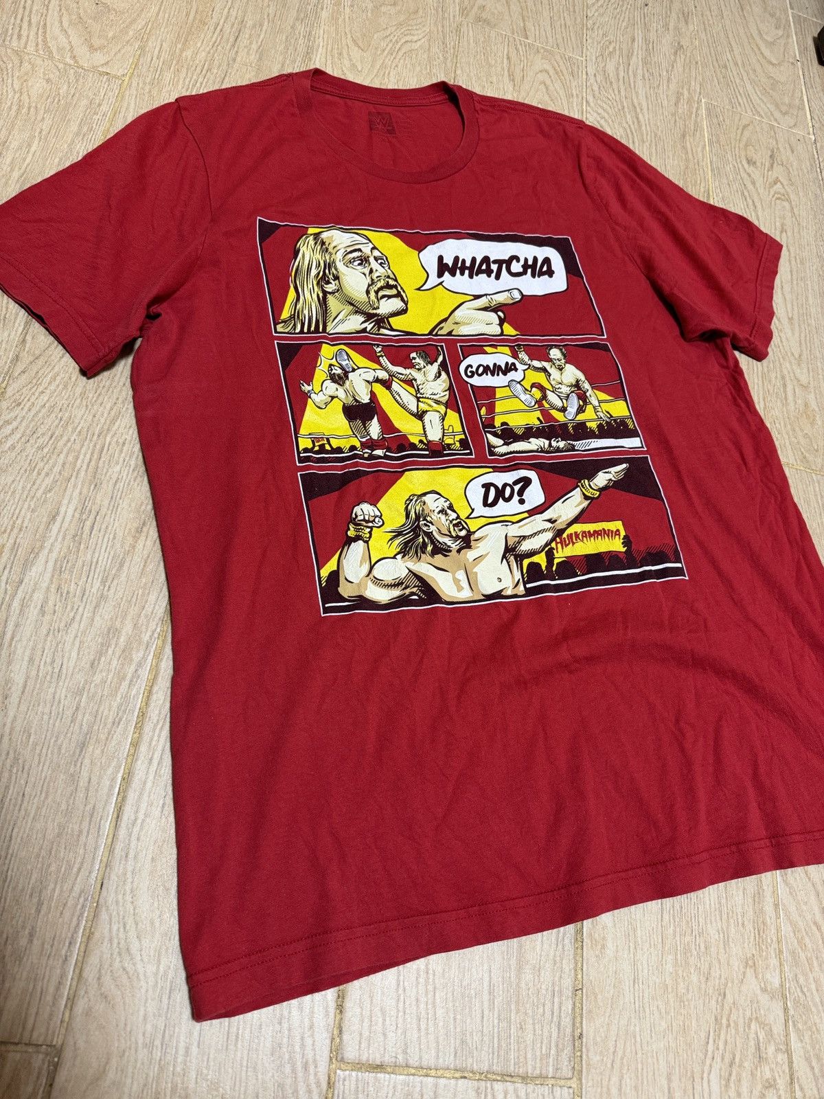 Vintage × WWE WWE Hulk Hogan “Watcha Gonna Do?” distressed vintage t shirt Size US XL / EU 56 / 4 - 3 Thumbnail