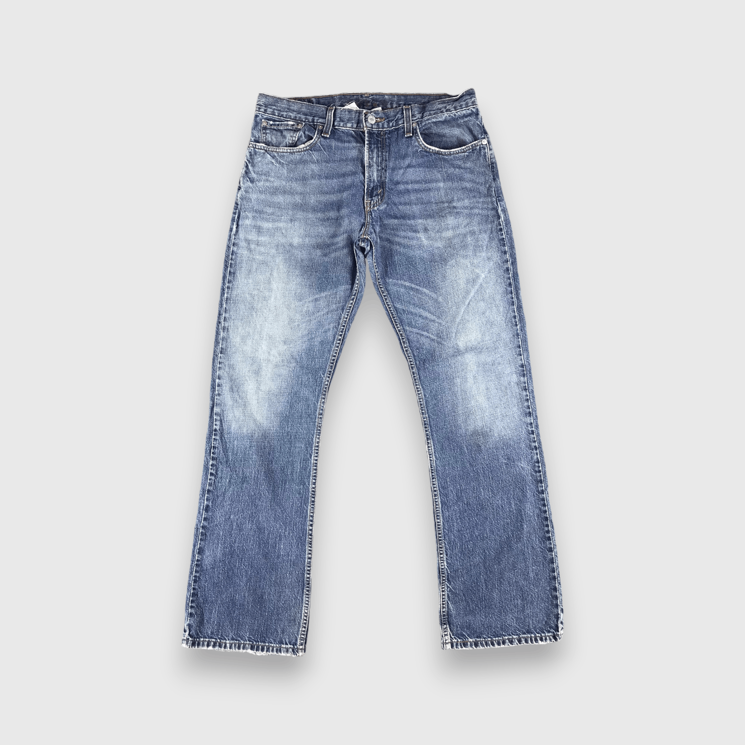 Levi's 90s Vintage Blue Wash Levis 527 Flare Jeans-J2674 Size US 34 / EU 50 - 1 Thumbnail