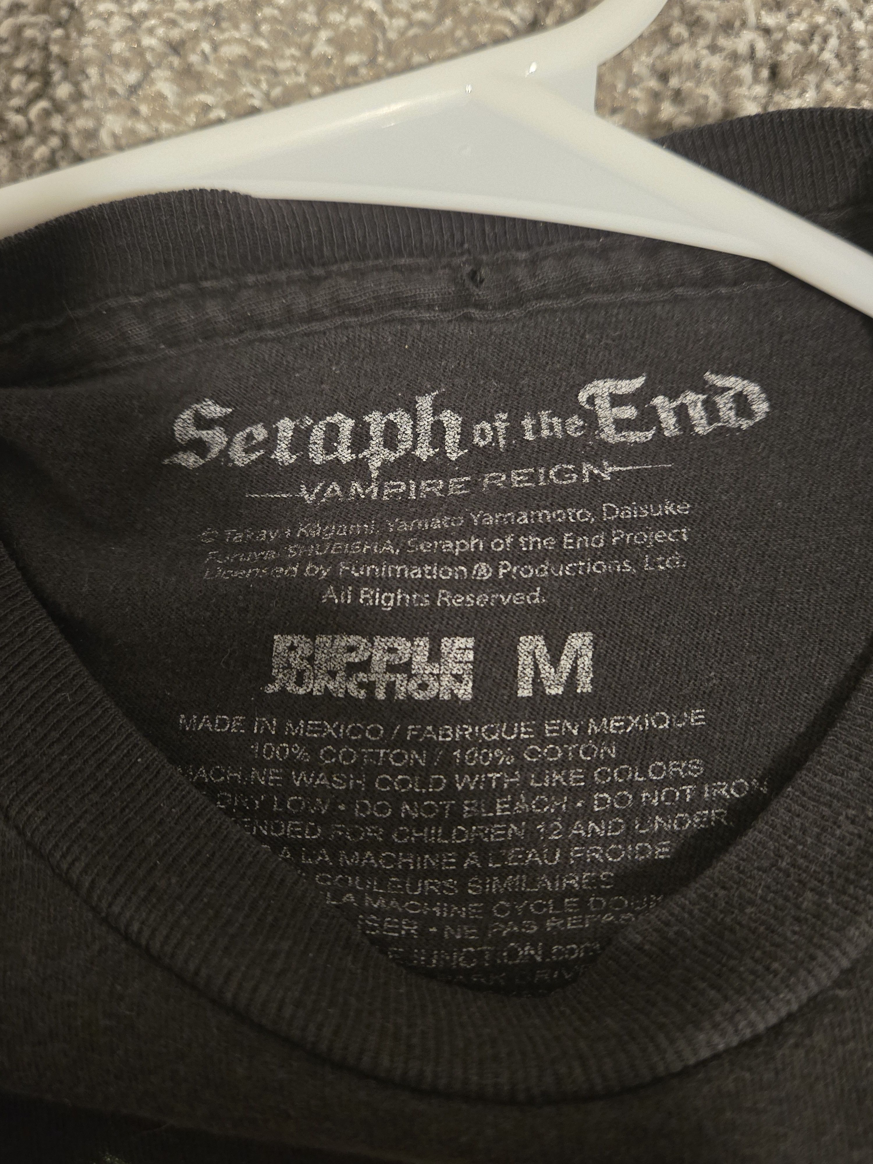 Anime Seraph of the End Ripple Junction Anime Tee Size US M / EU 48-50 / 2 - 4 Thumbnail