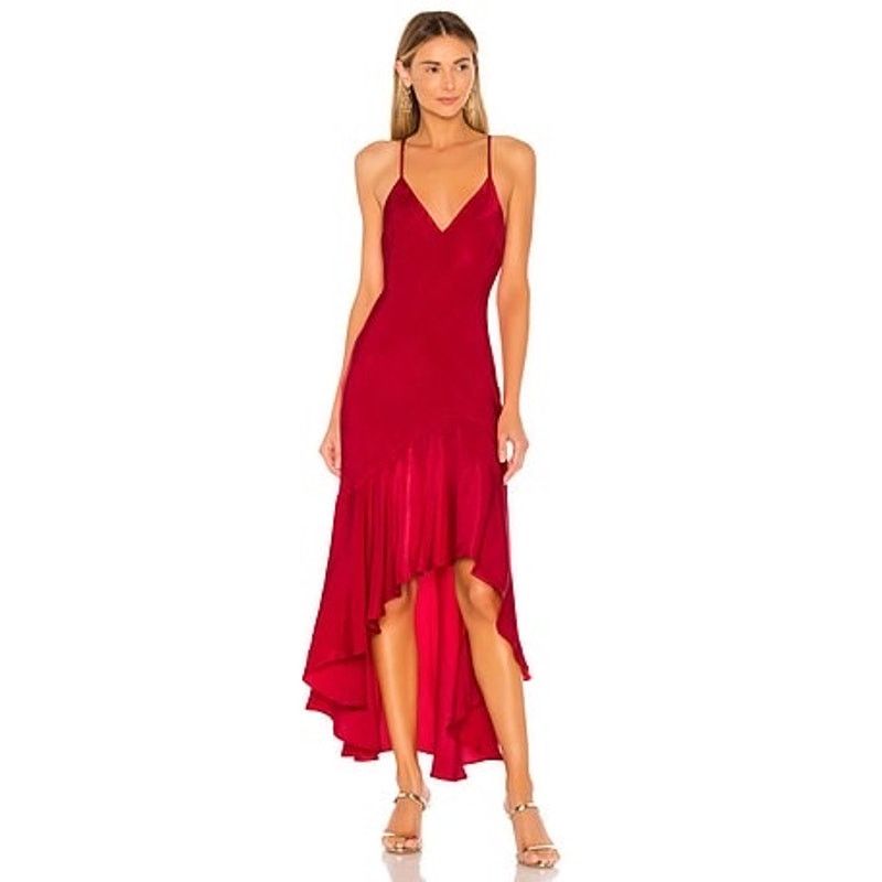 House of Harlow HOUSE OF HARLOW 1960 x REVOLVE Mirna Dress in Crimson Red XS Size XS / US 0-2 / IT 36-38 - 1 Thumbnail