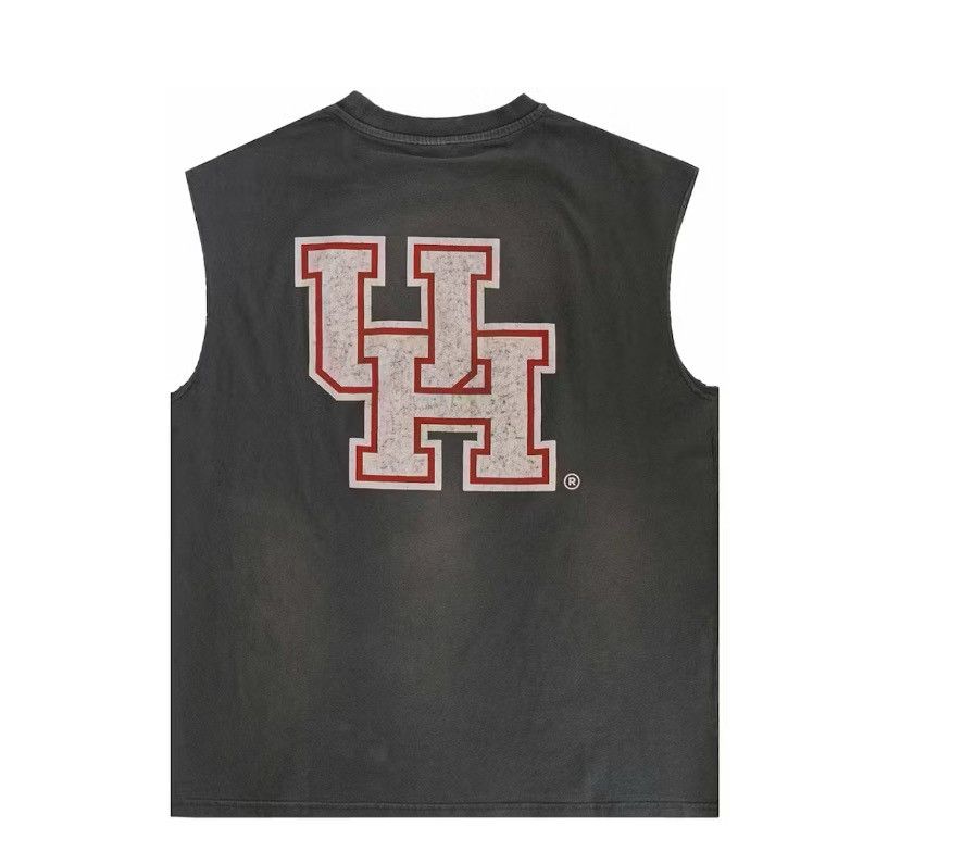 Eric Emanuel Eric Emanuel EE washed grey Houston Cougars cutoff shirt Size US L / EU 52-54 / 3 - 2 Thumbnail