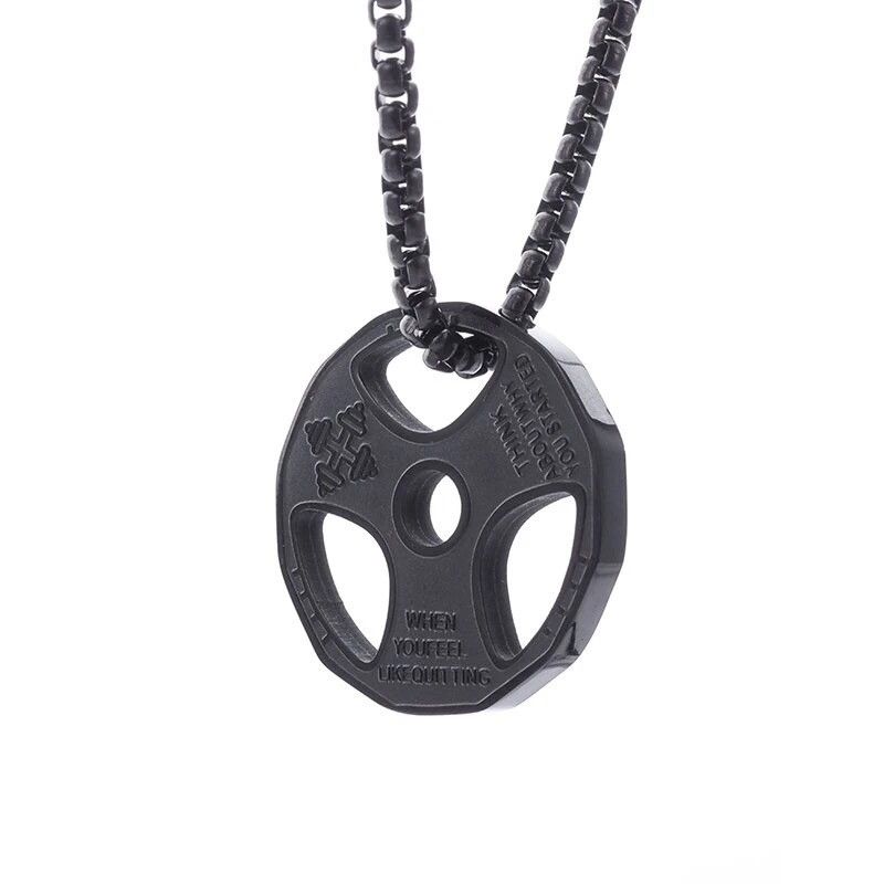 Other Titanium Steel Gym Chain Necklace Size ONE SIZE - 5 Thumbnail