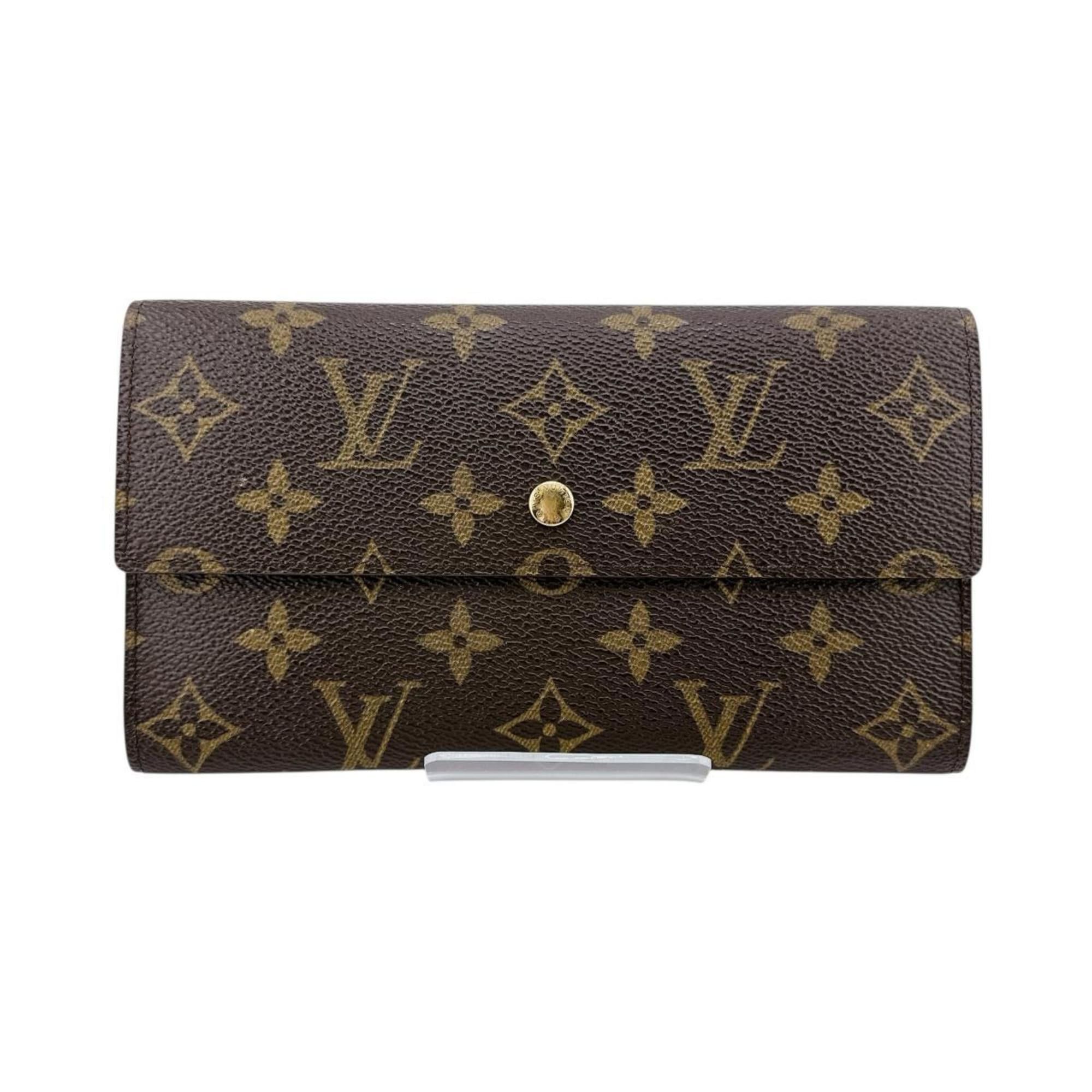 Louis Vuitton Louis Vuitton Porte Tresor International Monogram Canvas Long Wallet M61215 Brown Size ONE SIZE - 1 Thumbnail