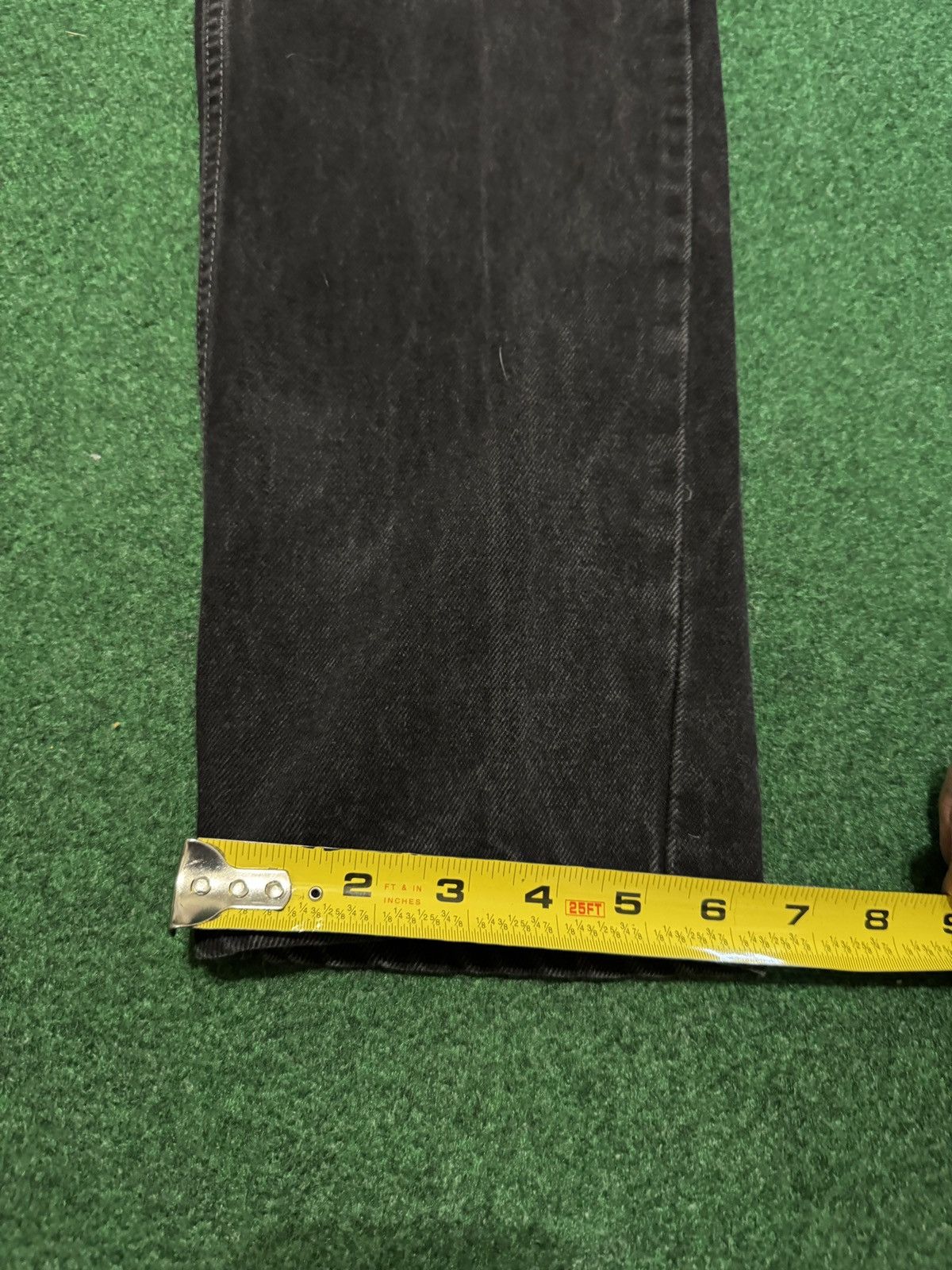 Levi's Vintage Clothing Vintage 90s Levi’s 550 Black Relaxed Fit Taper 28x32 Jeans Size 30" / US 8 / IT 44 - 8 Thumbnail