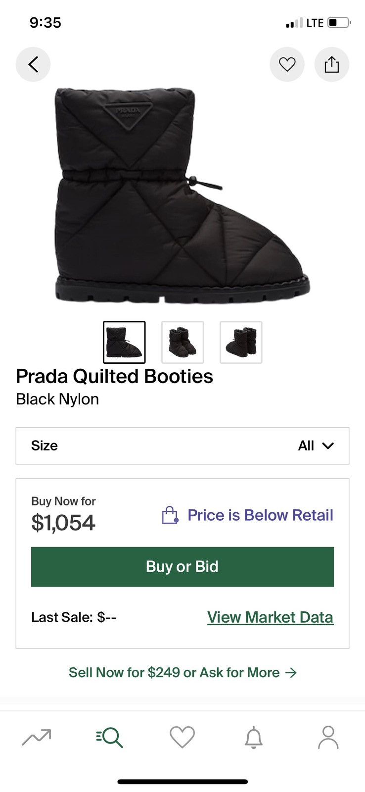 Prada Prada quilted boots Size US 10 / EU 43 - 1 Thumbnail