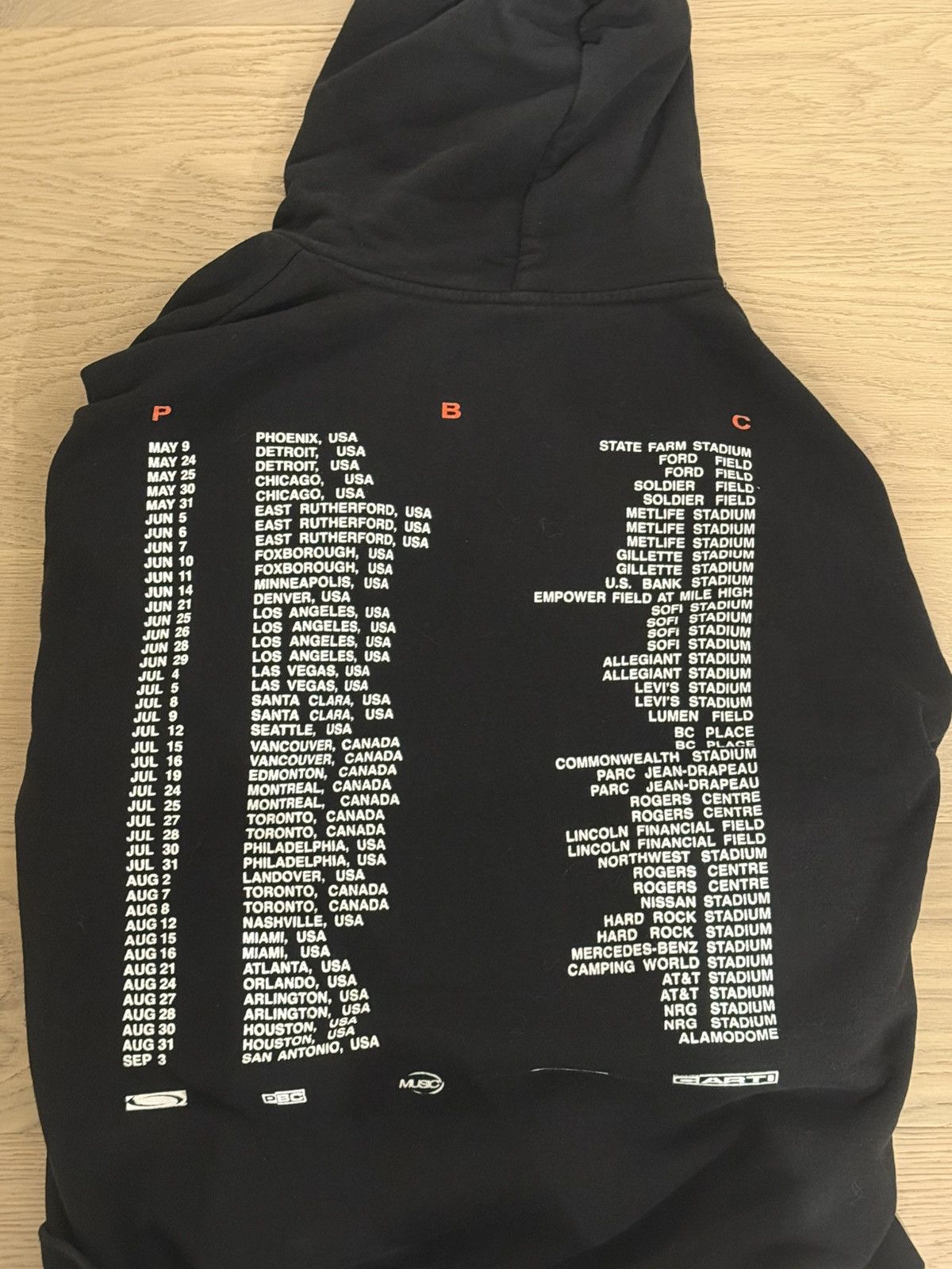 Playboi Carti × The Weeknd After Hours Till Dawn Tour PBC Hoodie Size US XL / EU 56 / 4 - 4 Thumbnail