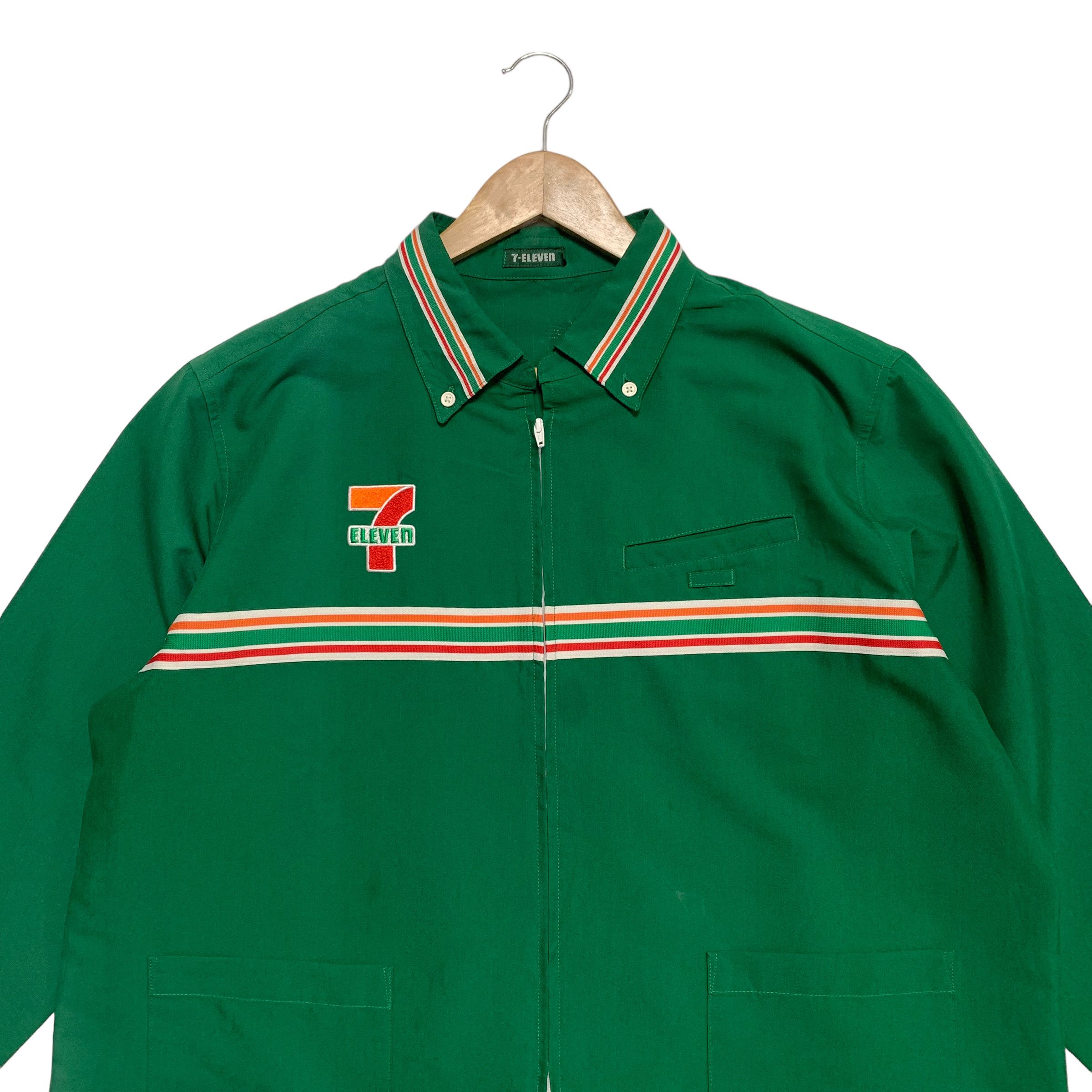 Japanese Brand 7 Eleven Long Sleeve Zipper Shirt Size US L / EU 52-54 / 3 - 4 Thumbnail