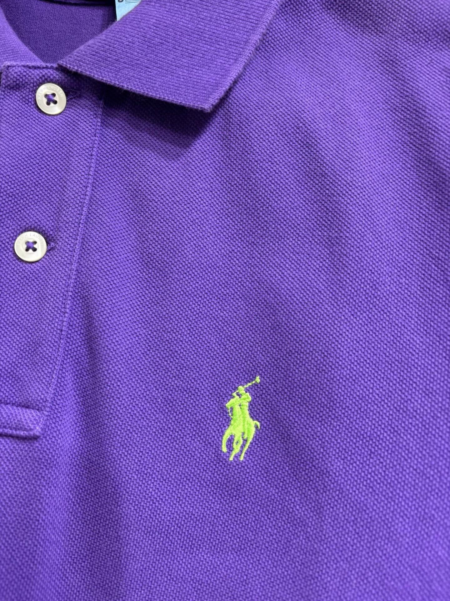 Polo Ralph Lauren Ralph Lauren Purple Slim Fit Short Sleeve T-Shirt K29 Size US L / EU 52-54 / 3 - 3 Thumbnail