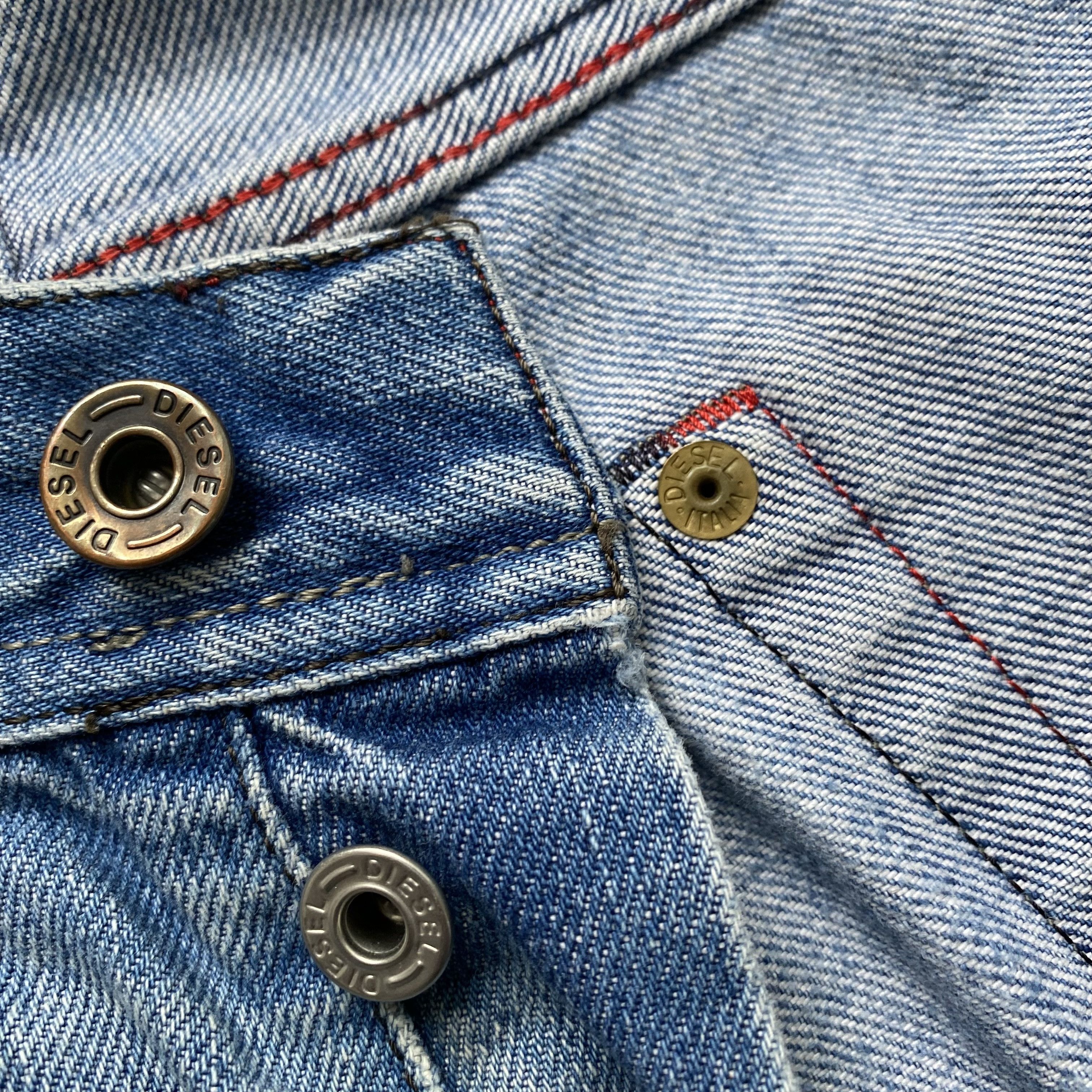 Diesel Vintage Diesel denim shorts Distressed jeans Y2K Size US 34 / EU 50 - 9 Thumbnail