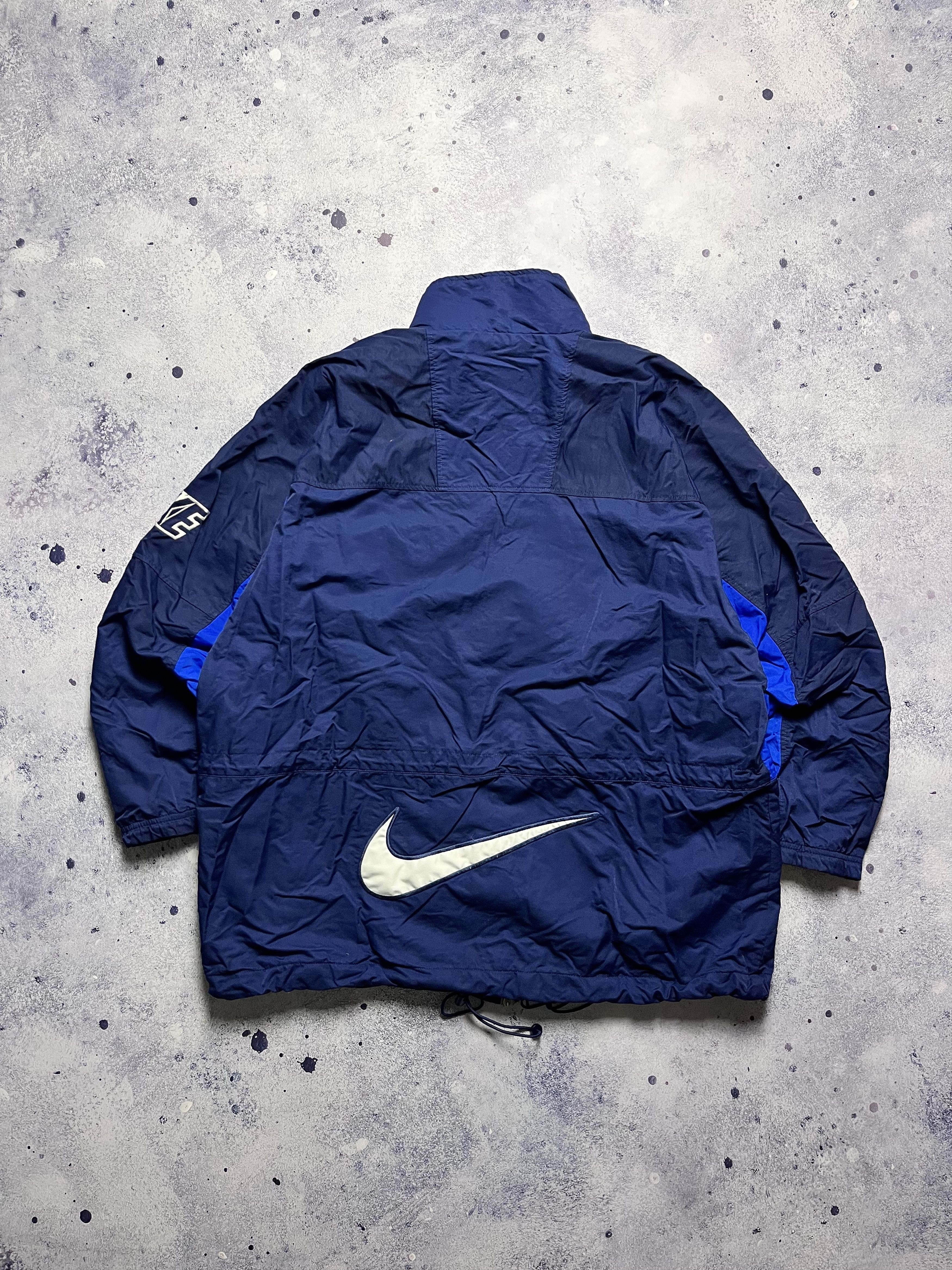 Nike Nike 90's Vintage Big Logo Oversize Windbreaker Light Jacket Size US XL / EU 56 / 4 - 1 Thumbnail